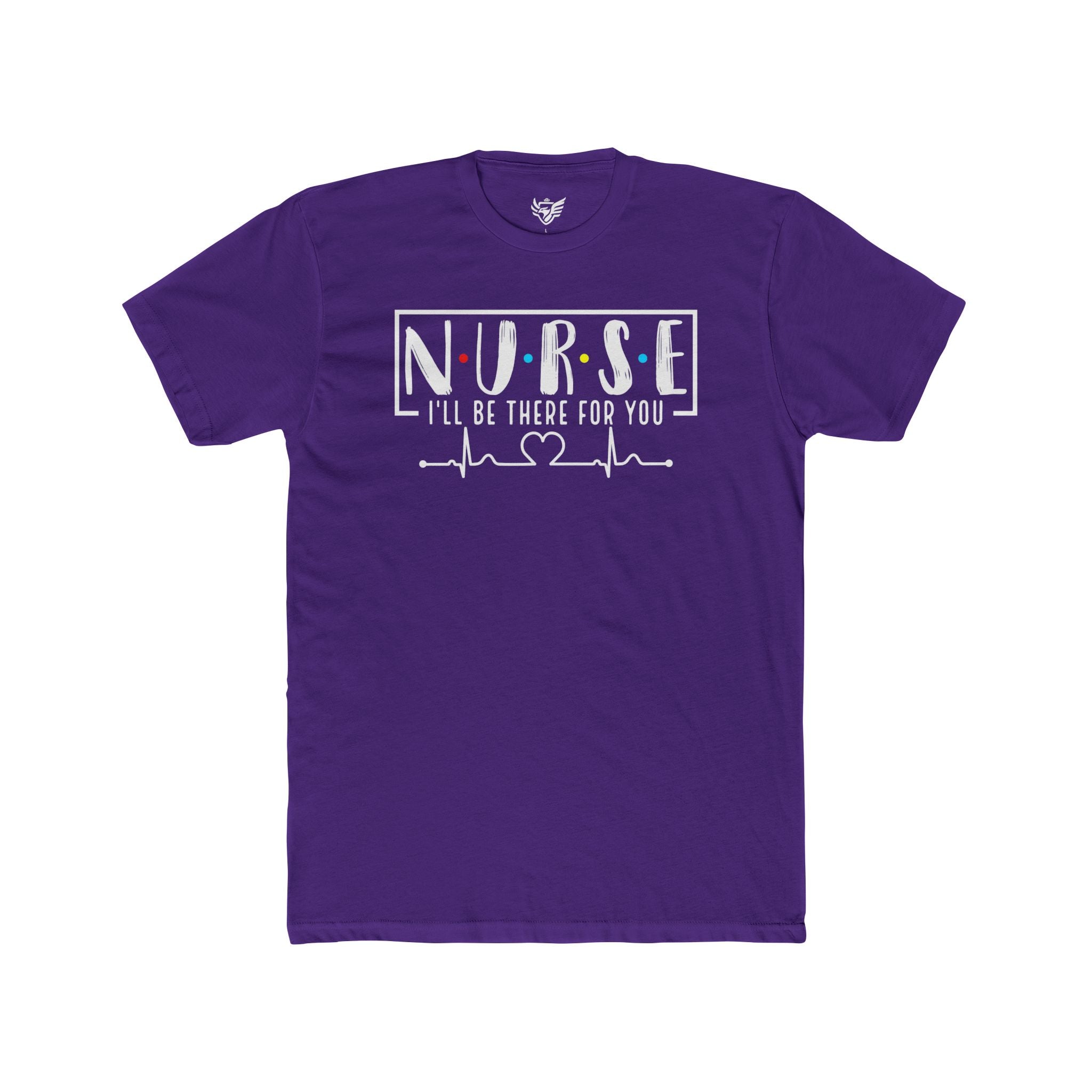 Friends Theme Nurse Cotton Crew Tee