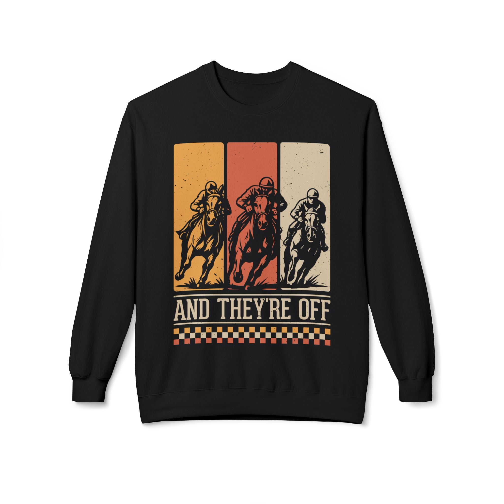 Racing Midweight Softstyle Fleece Crewneck Sweatshirt
