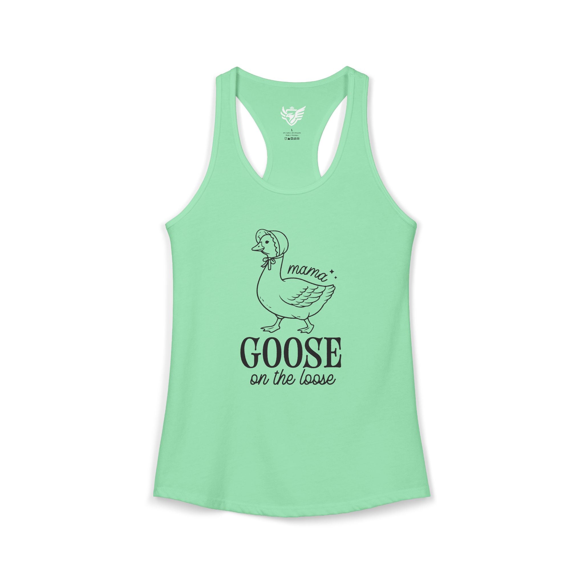 Mama Goose on the Loose Ideal Racerback Tank