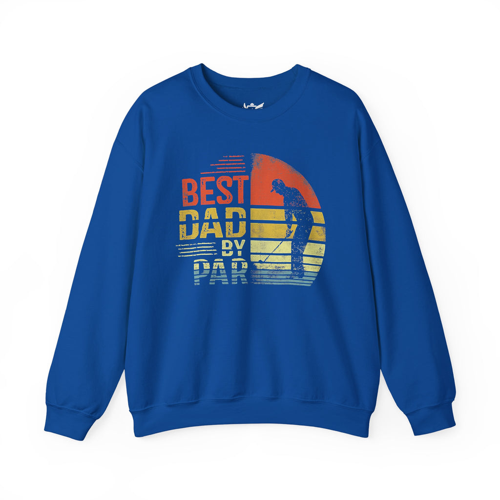 Best Dad By Par Heavy Blend™ Crewneck Sweatshirt