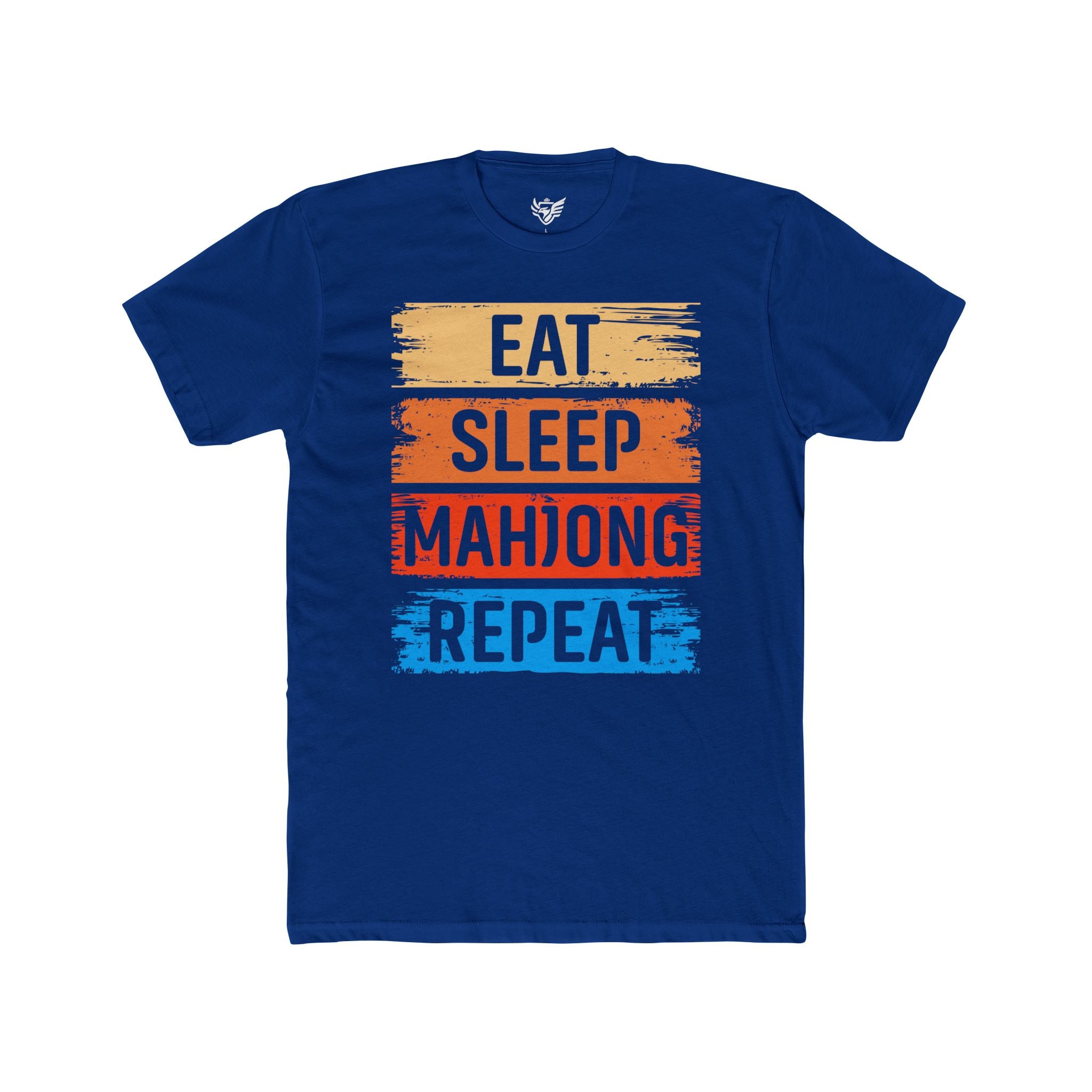 Eat Sleep Mahjong Repeat Cotton Crew Tee