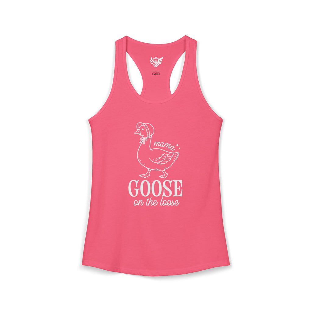 Mama Goose on the Loose Ideal Racerback Tank
