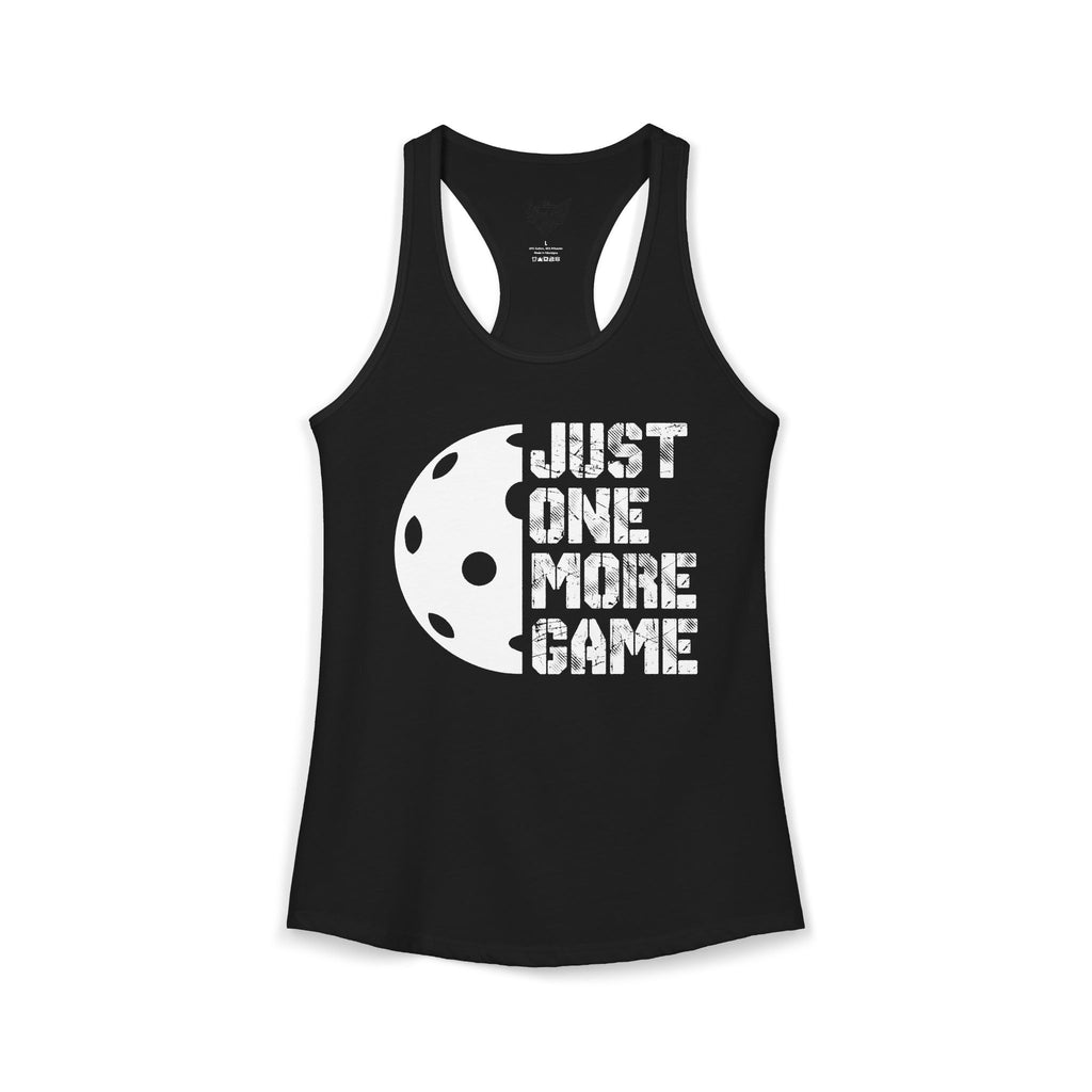 Just One More Game Ideal Racerback Tank