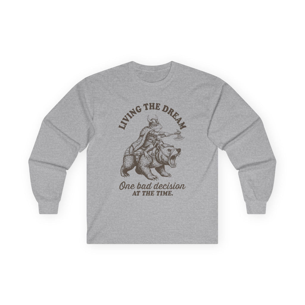 Living The Dream Cotton Long Sleeve Tee