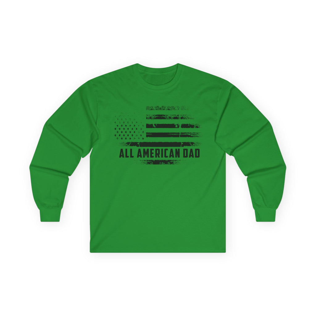 All American Dad Cotton Long Sleeve Tee