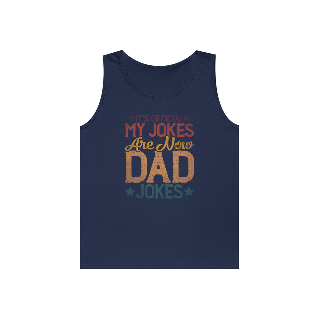 Dad Jokes Heavy Cotton Tank Top