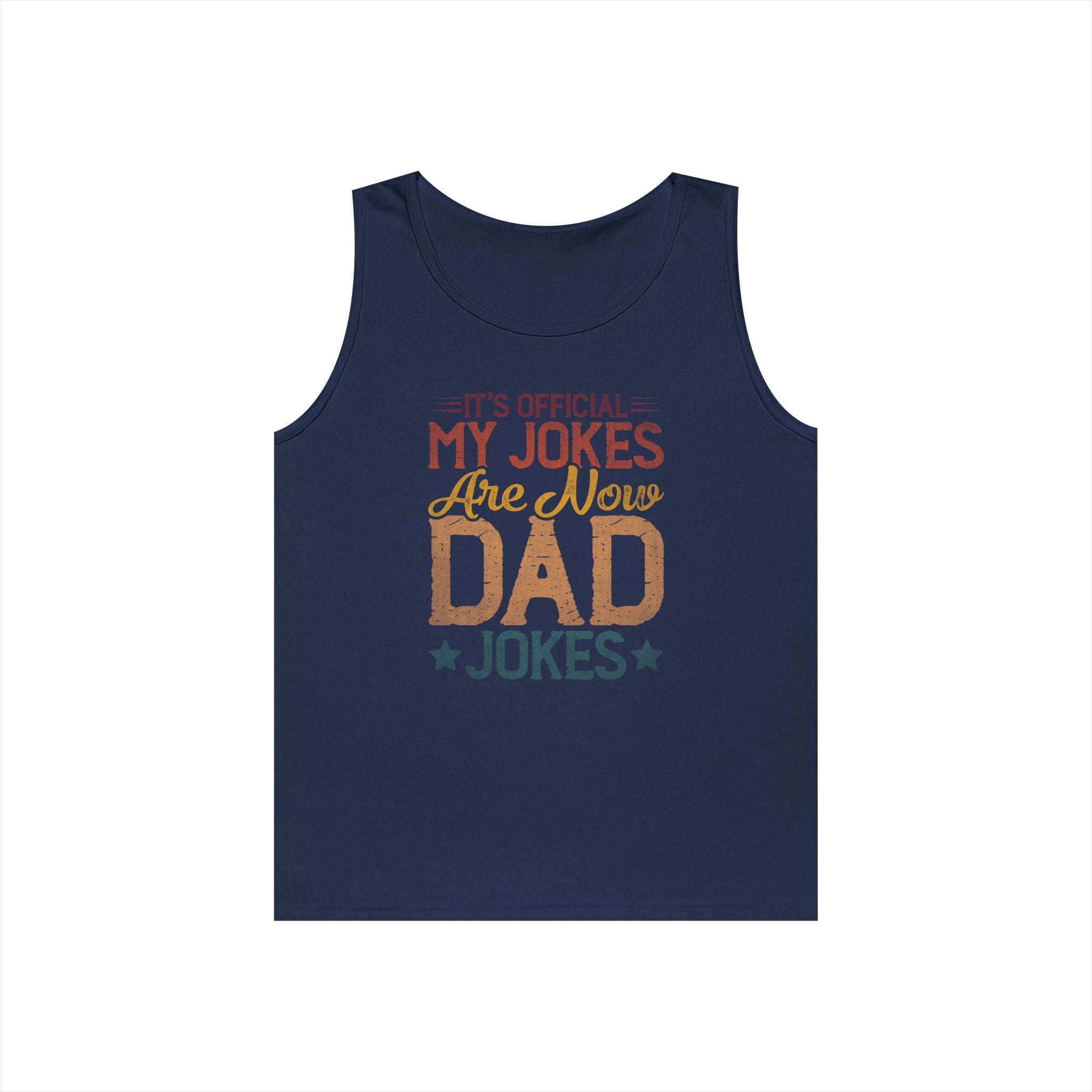 Dad Jokes Heavy Cotton Tank Top