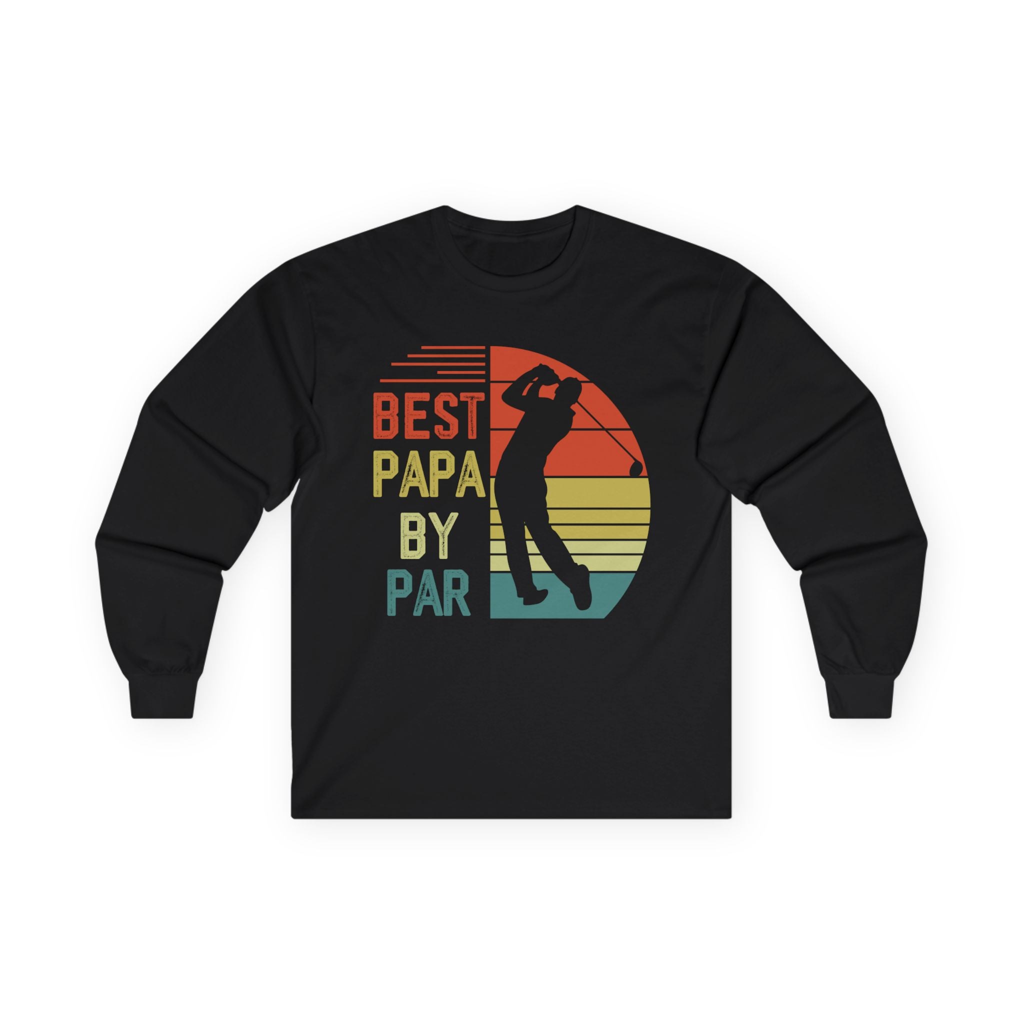 Best Papa By Par Cotton Long Sleeve Tee