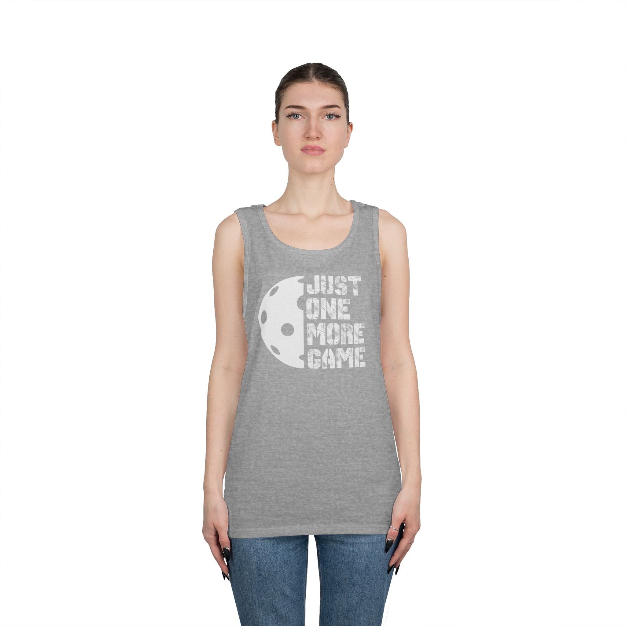 Just One More Game Heavy Cotton Tank Top