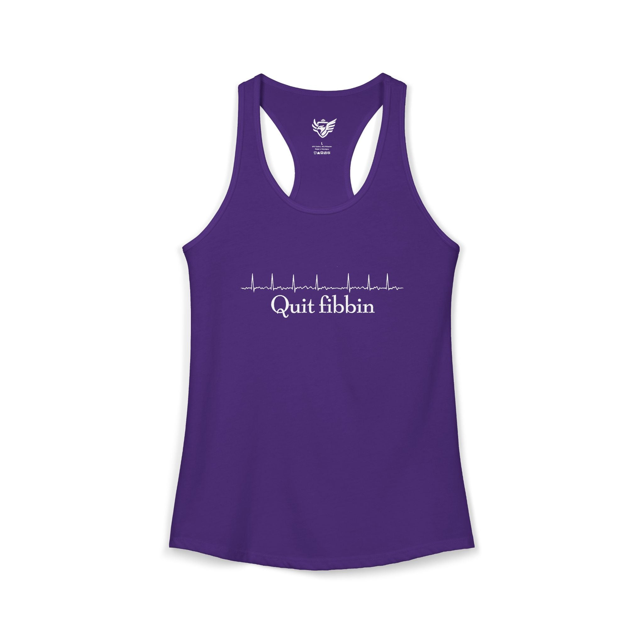 Quit Fibbin' Ideal Racerback Tank