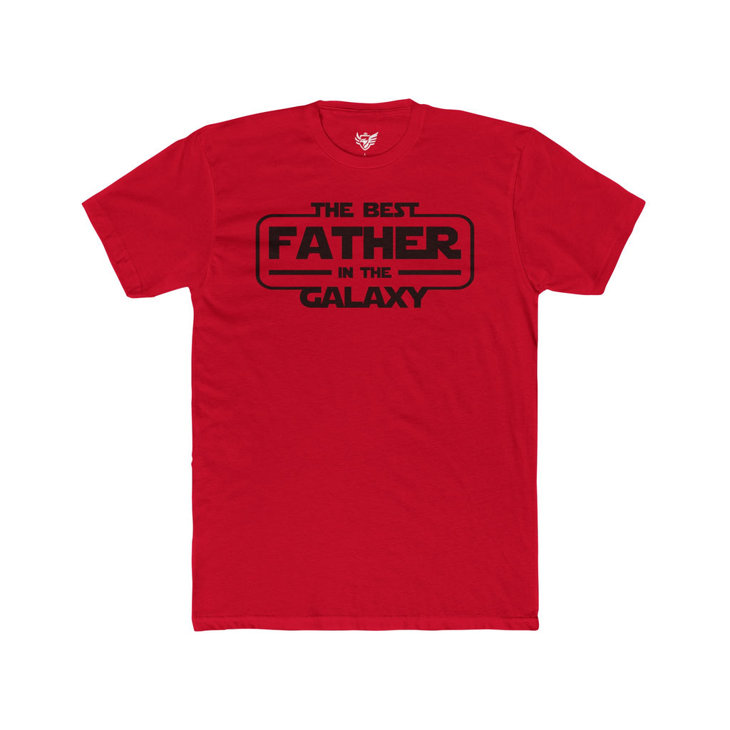 The Best Father in the Galaxy Cotton Crew Tee