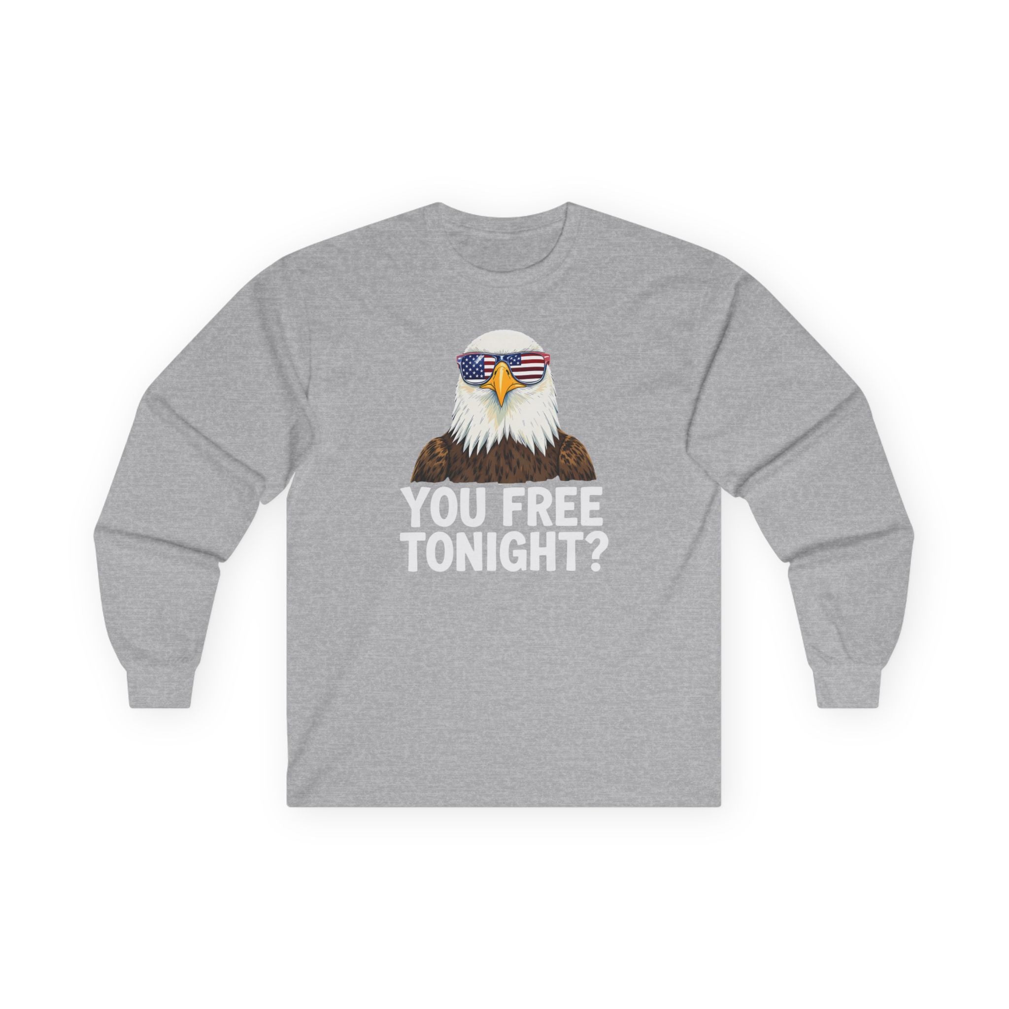 You Free Tonight? Cotton Long Sleeve Tee