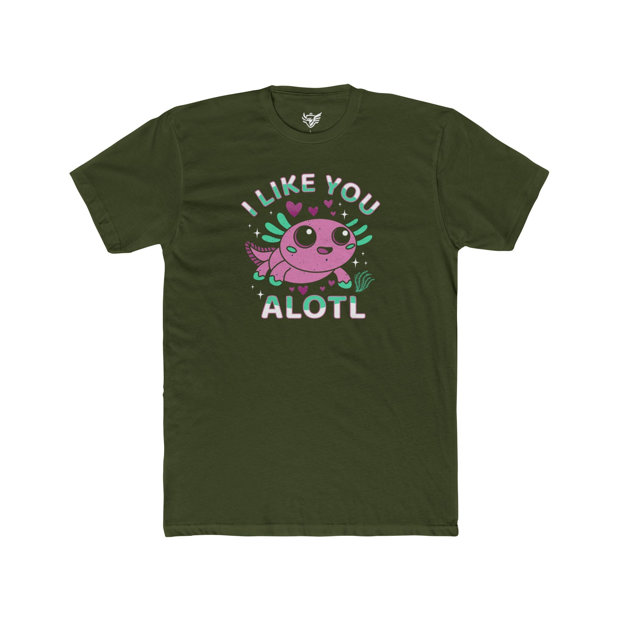 I Like You Alotl Cotton Crew Tee