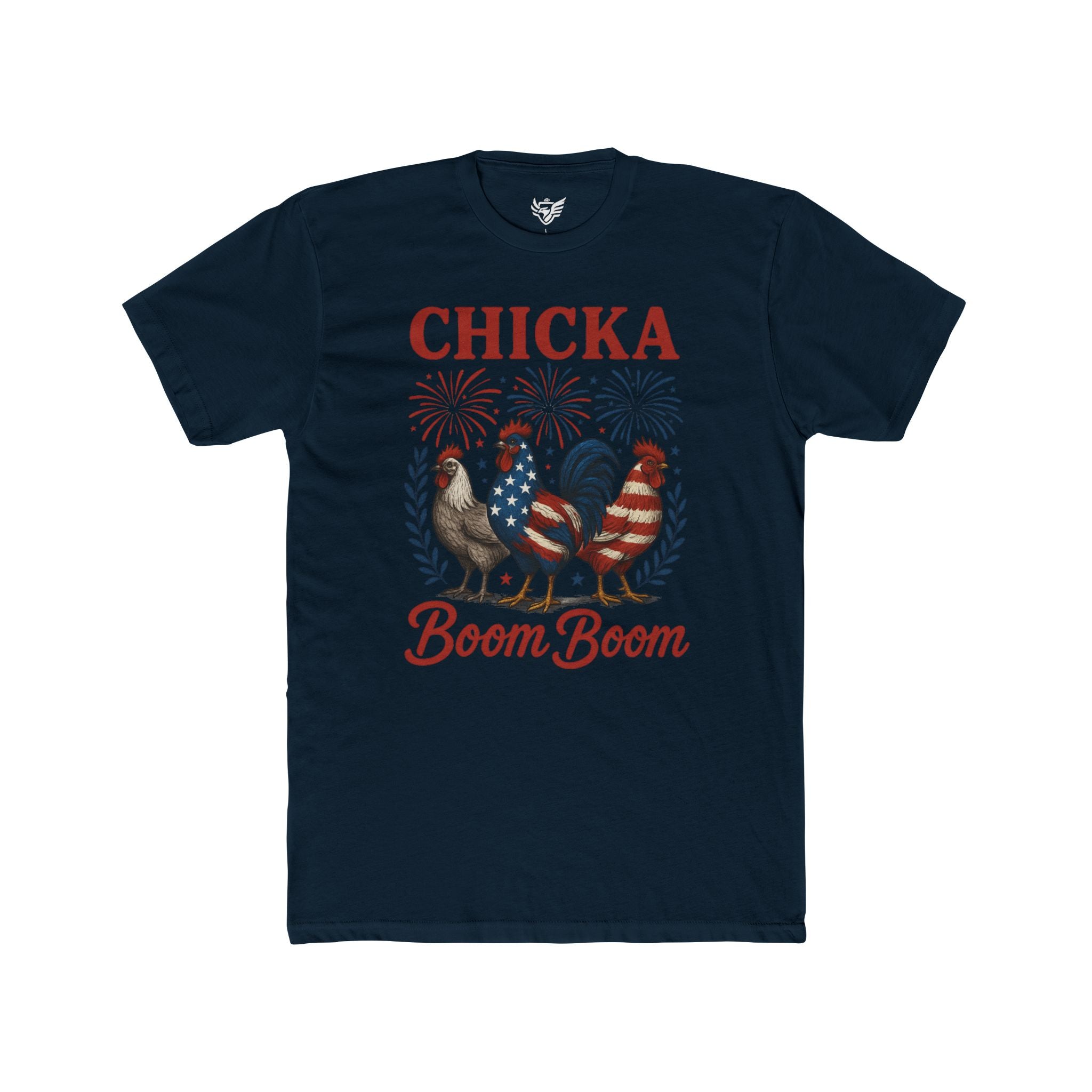 Chicka Boom Boom Cotton Crew Tee