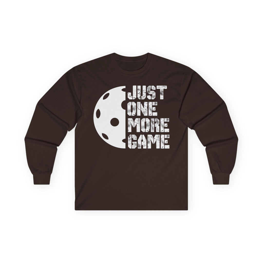 Just One More Game Cotton Long Sleeve Tee