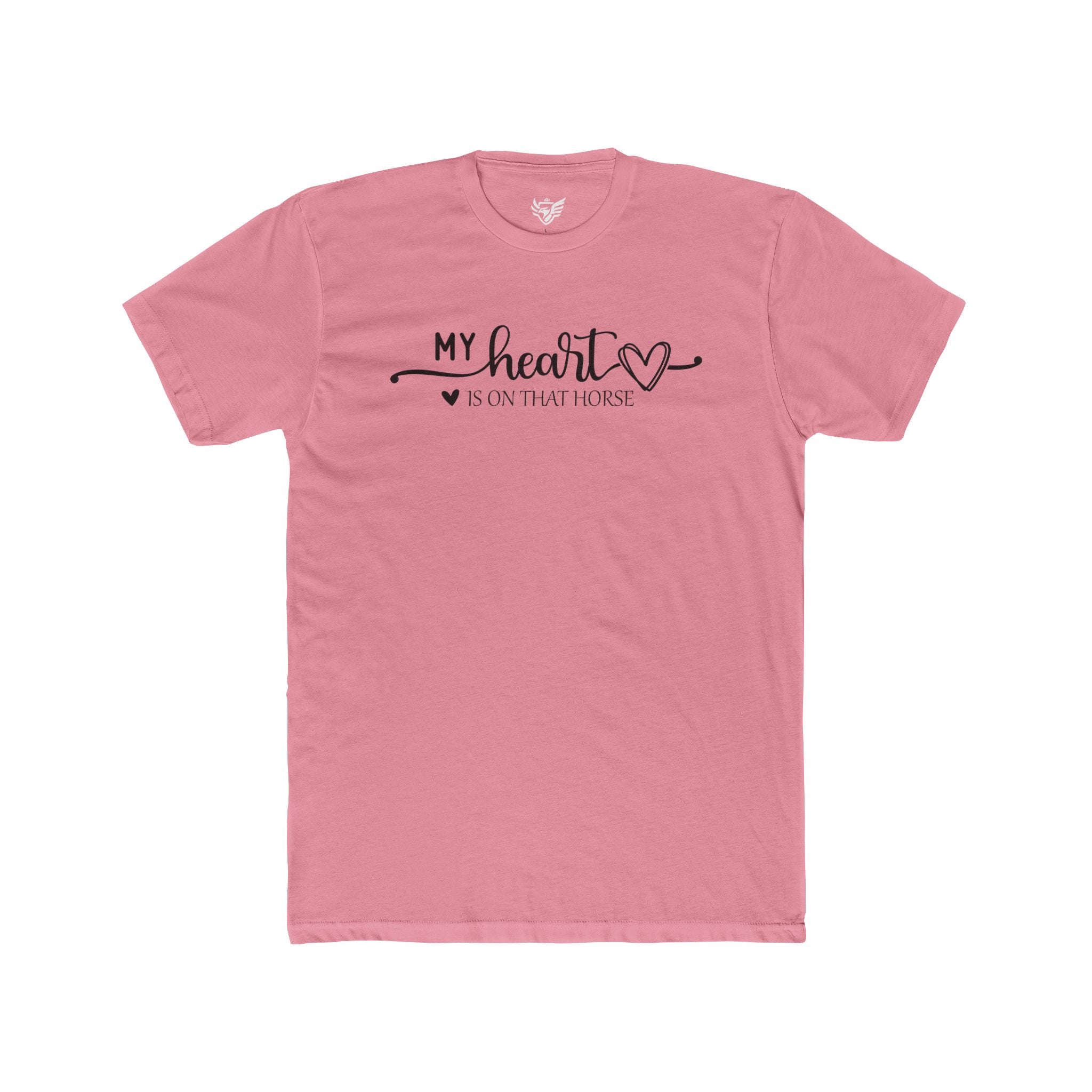 Heart on Horse Cotton Crew Tee