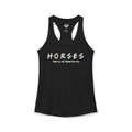 Horses, Friends Theme Ideal Racerback Tank