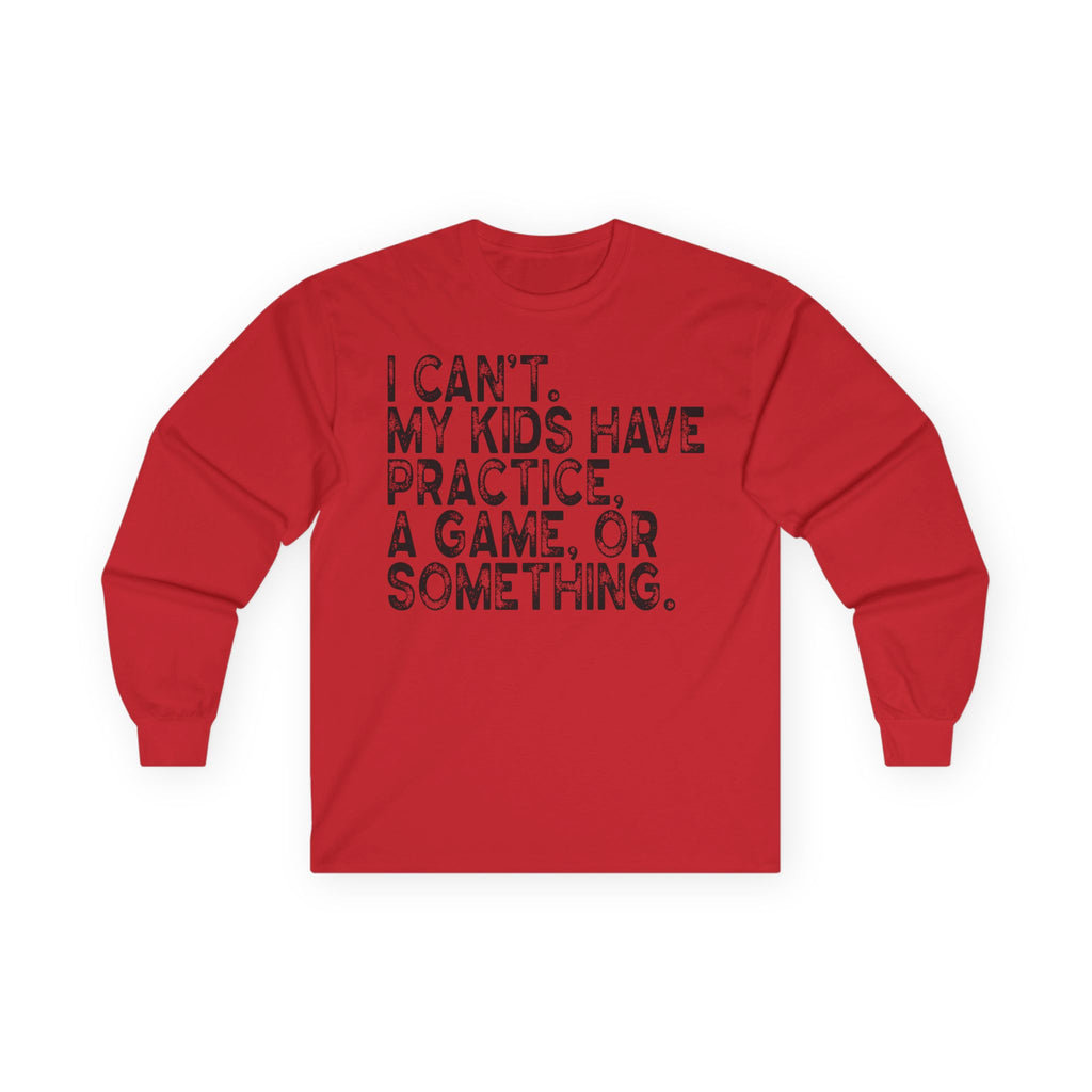Busy Parents Cotton Long Sleeve Tee