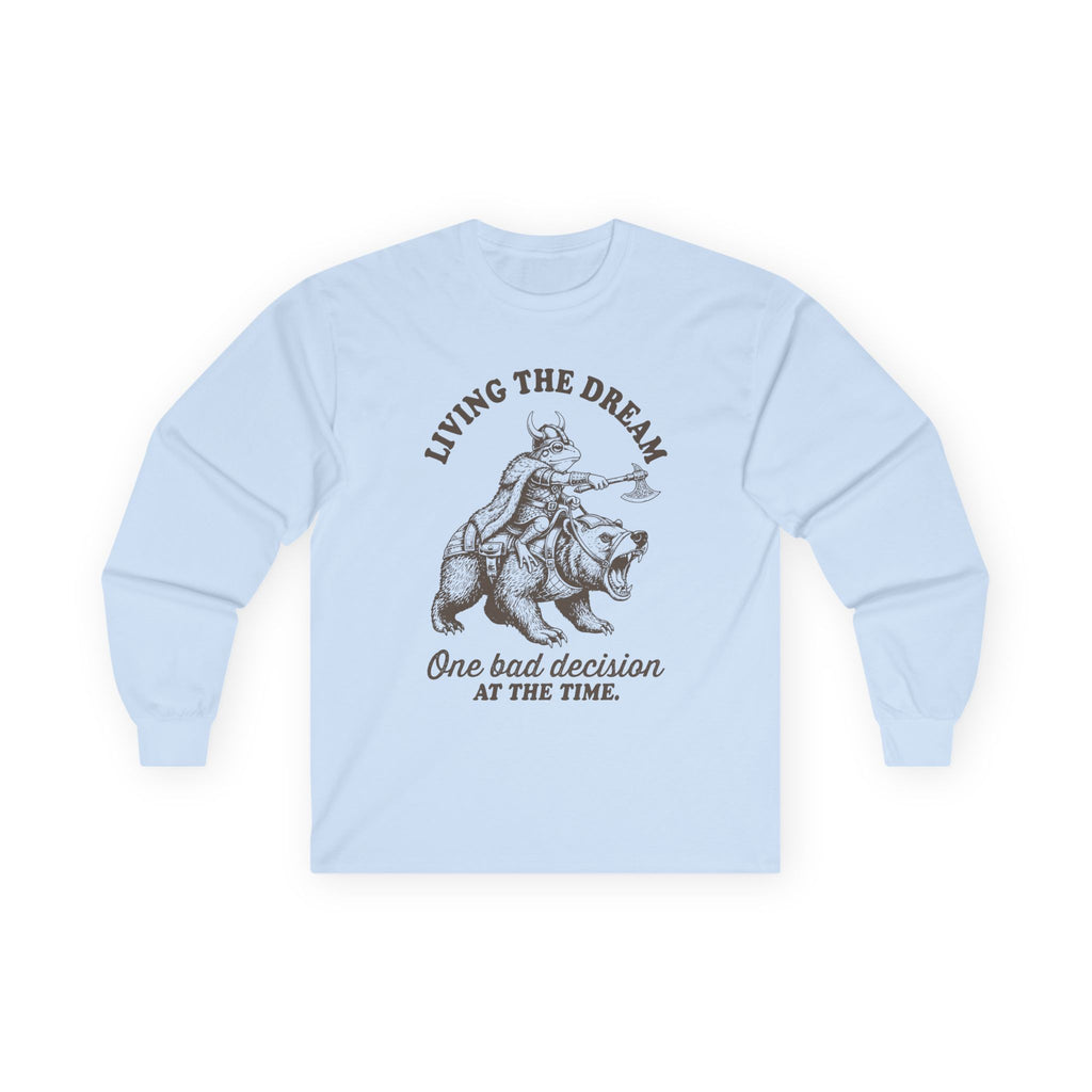 Living The Dream Cotton Long Sleeve Tee