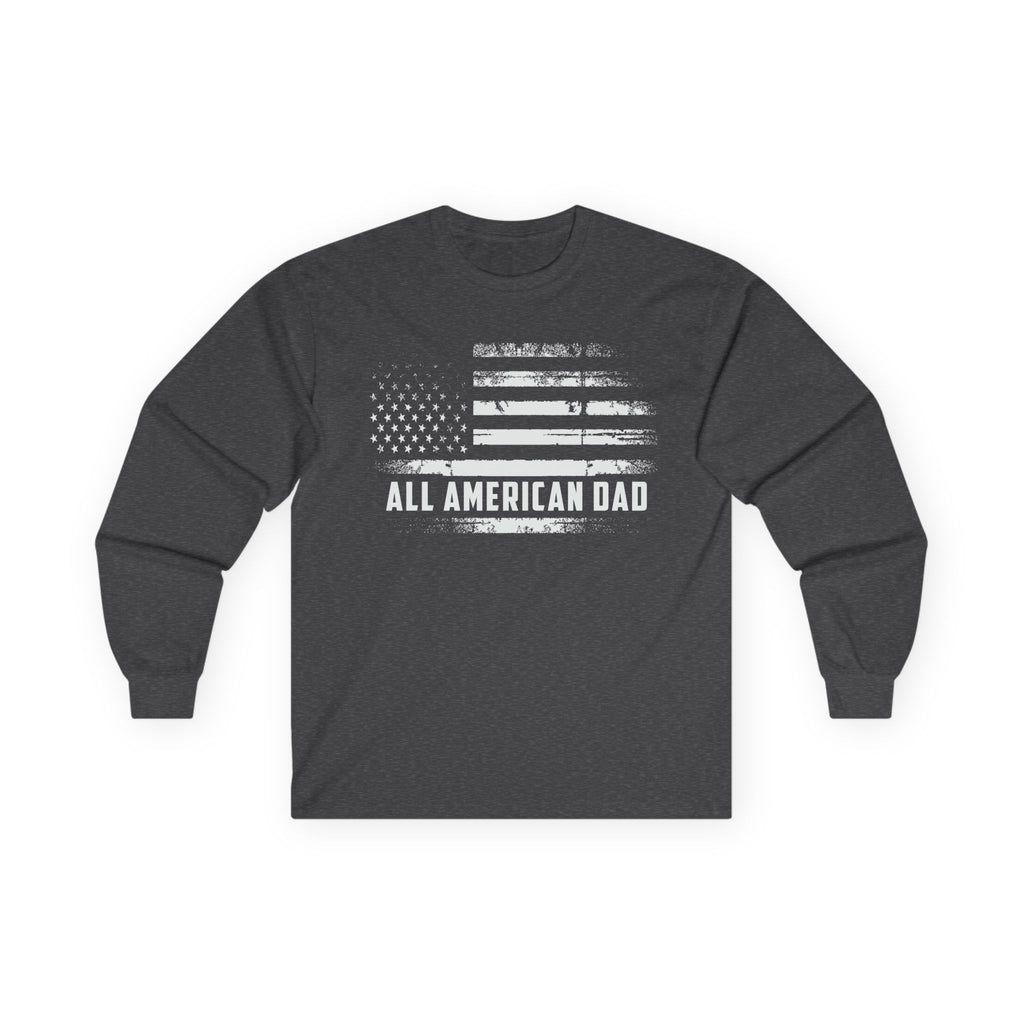 All American Dad Cotton Long Sleeve Tee