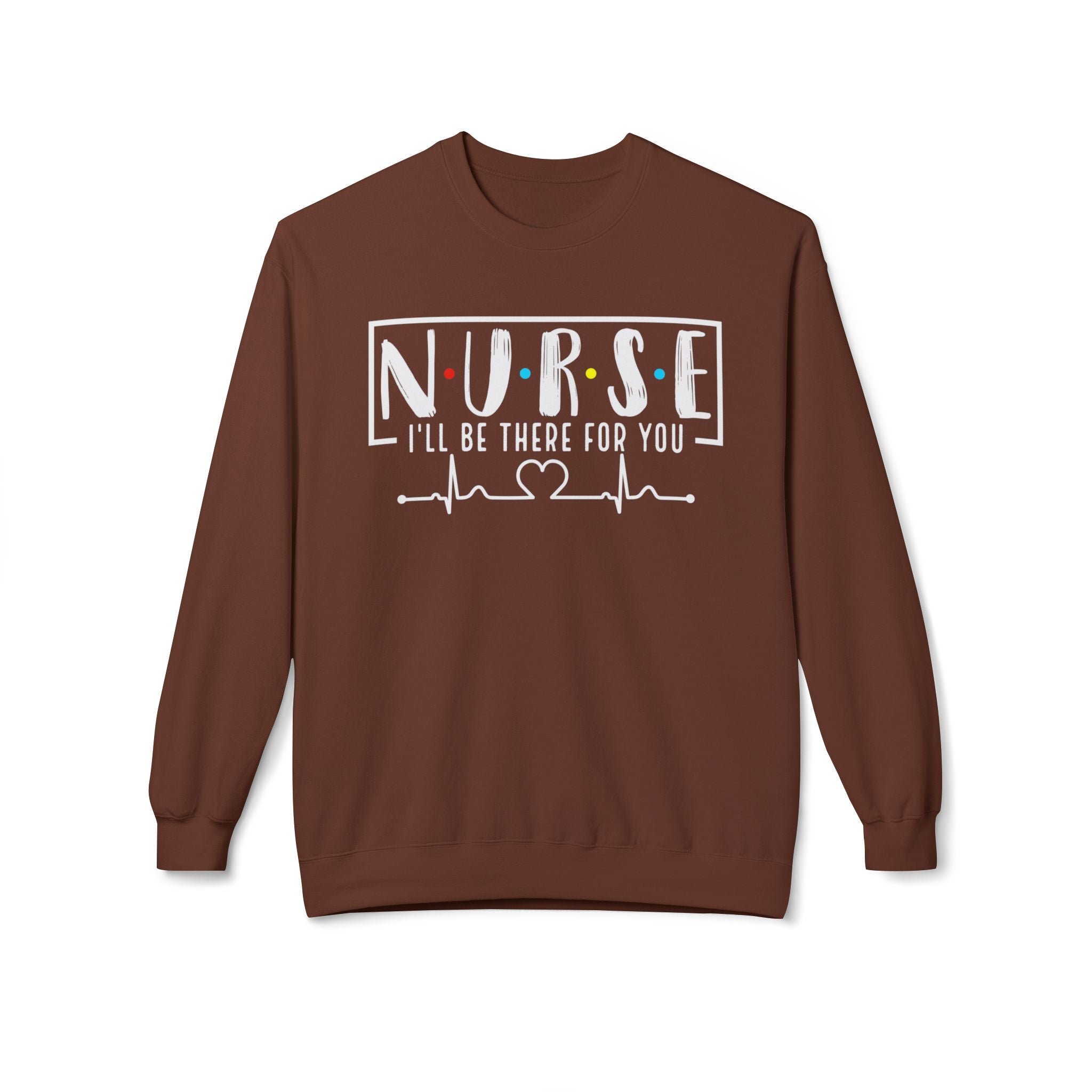 Friend's Theme Nurse Midweight Softstyle Fleece Crewneck Sweatshirt