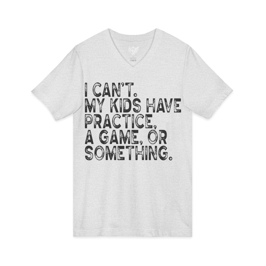 Busy Parents Jersey Short Sleeve V-Neck Tee
