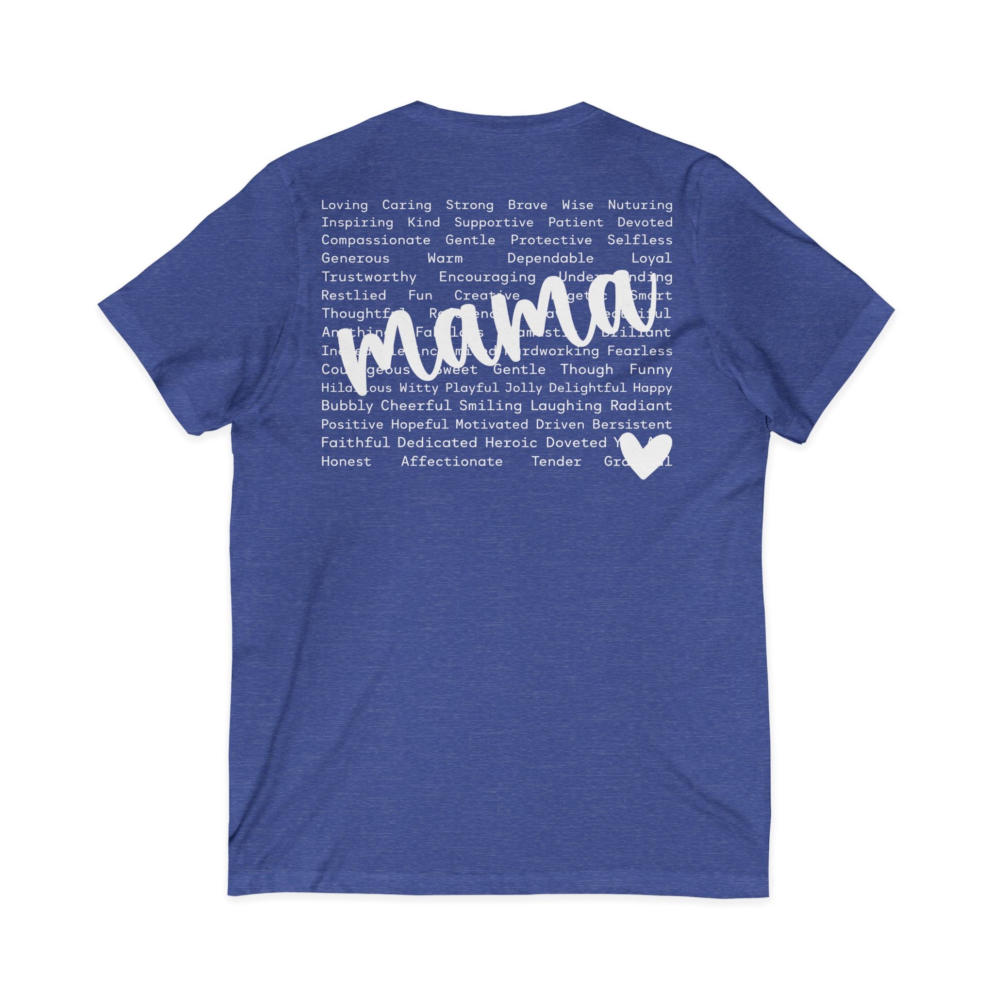 Mama Jersey Short Sleeve V-Neck Tee