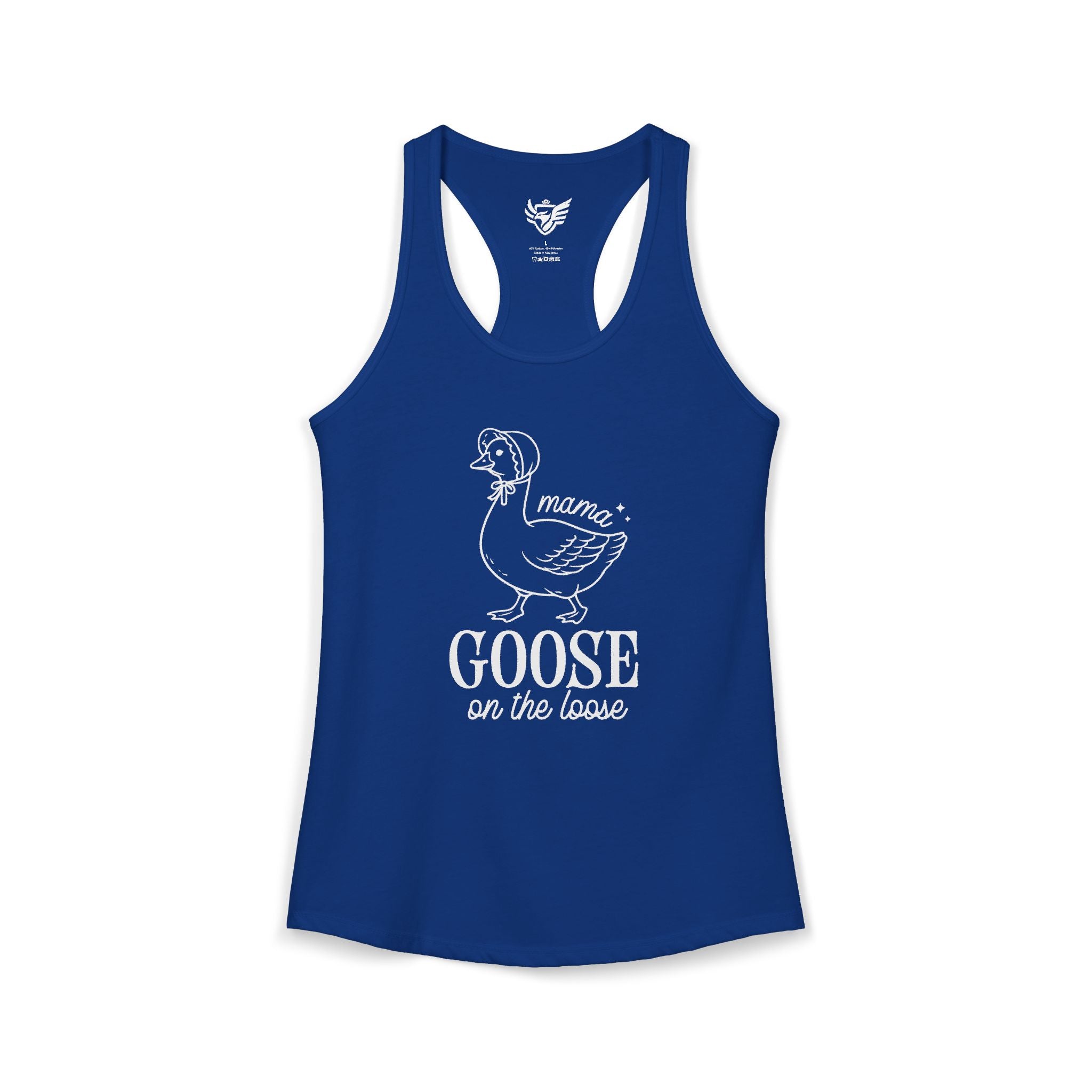 Mama Goose on the Loose Ideal Racerback Tank
