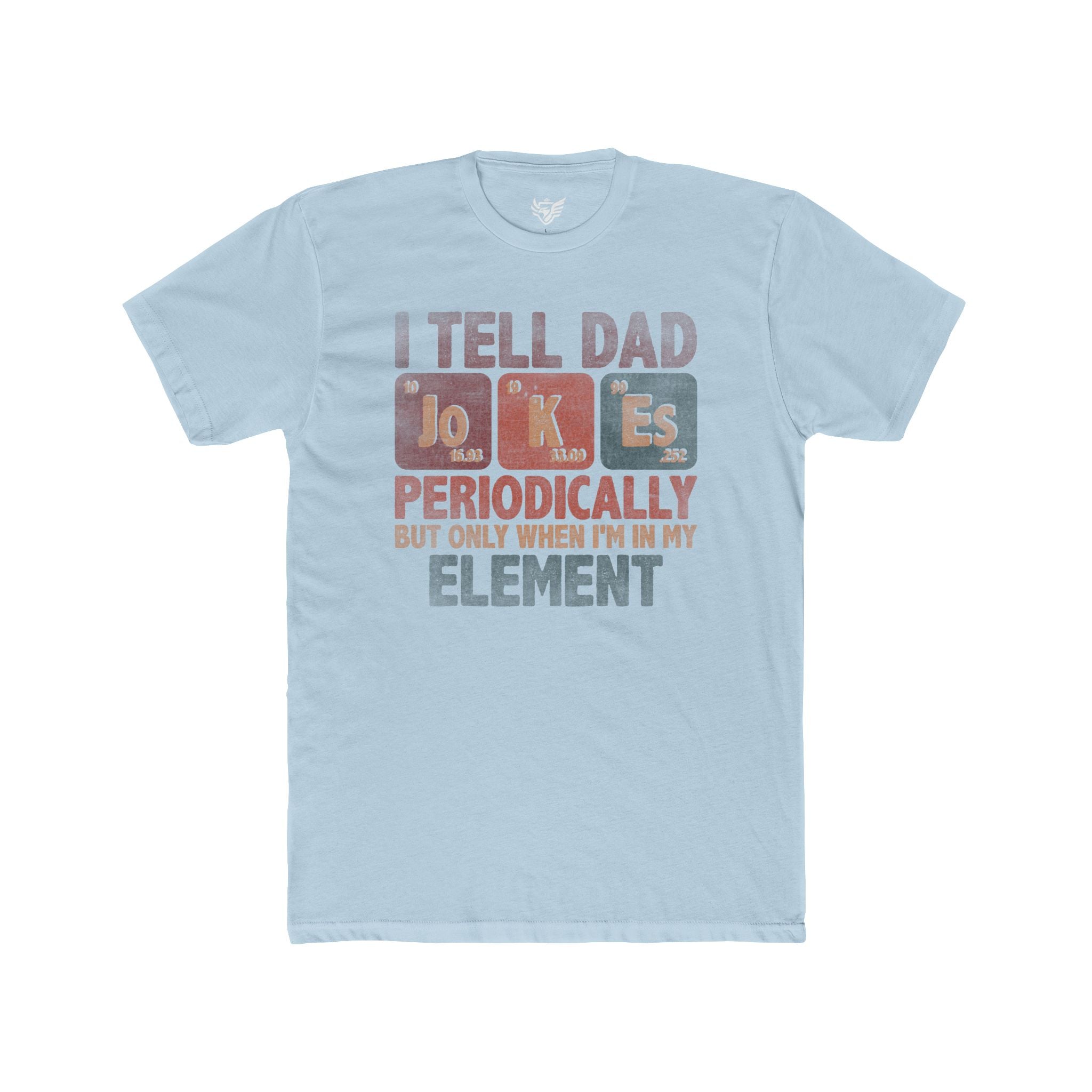 Dad Jokes Periodically Cotton Crew Tee