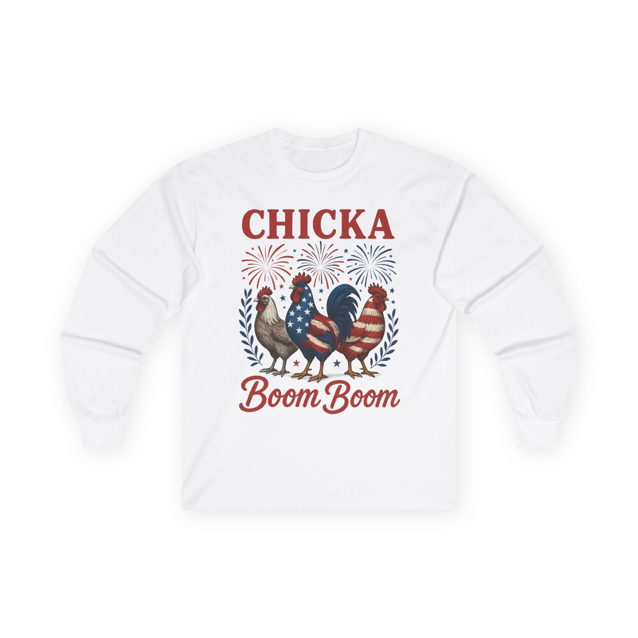 Chicka Boom Boom Cotton Long Sleeve Tee