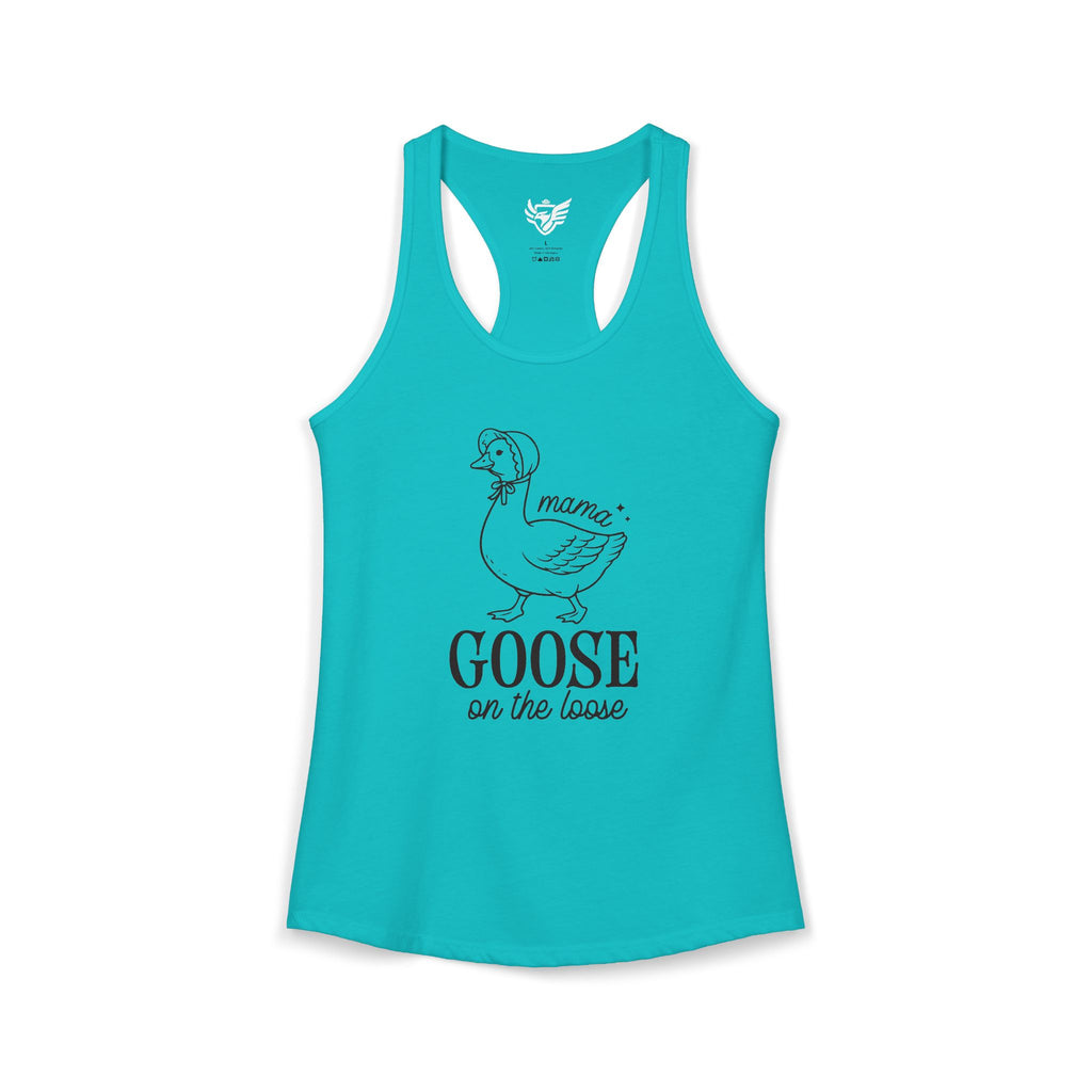 Mama Goose on the Loose Ideal Racerback Tank