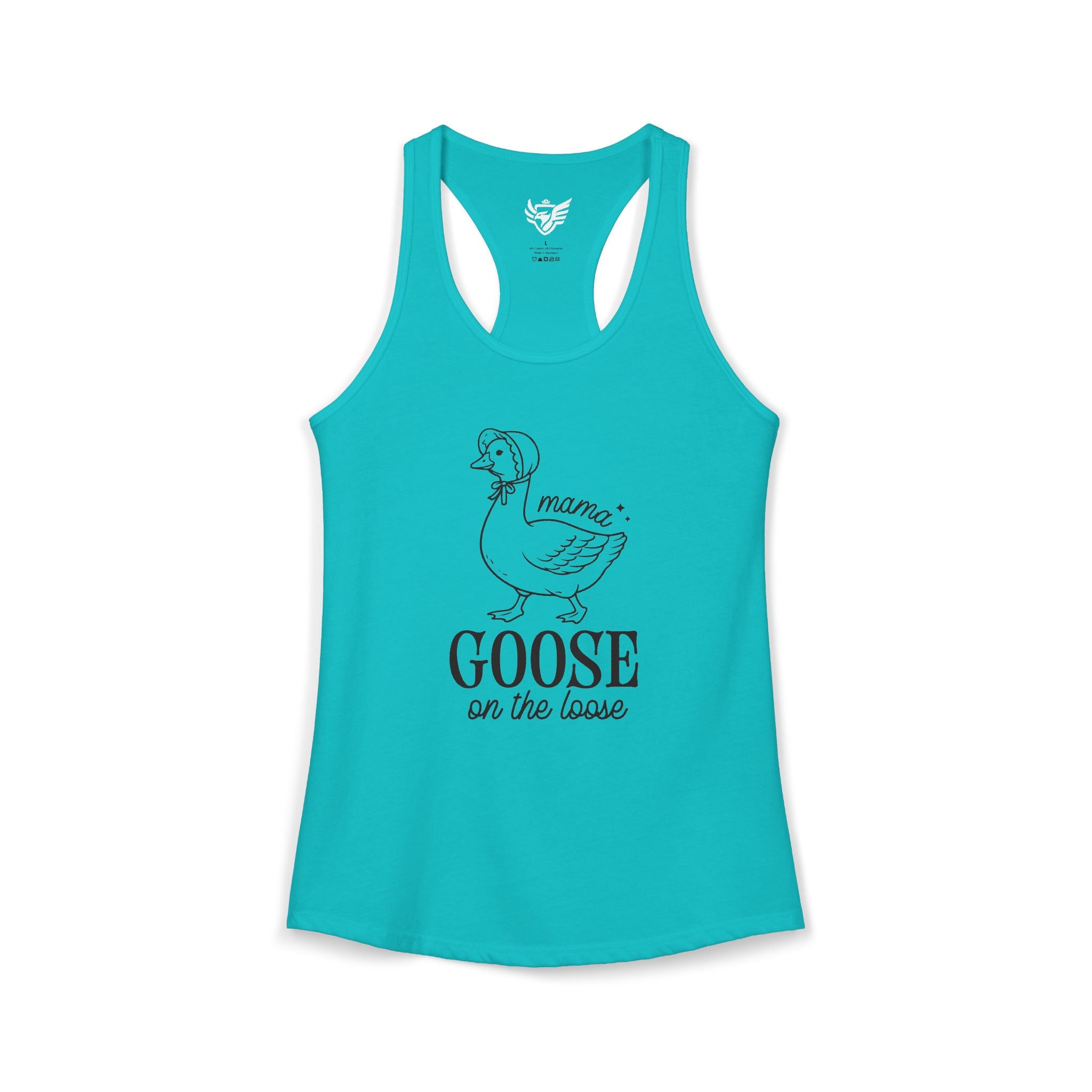 Mama Goose on the Loose Ideal Racerback Tank