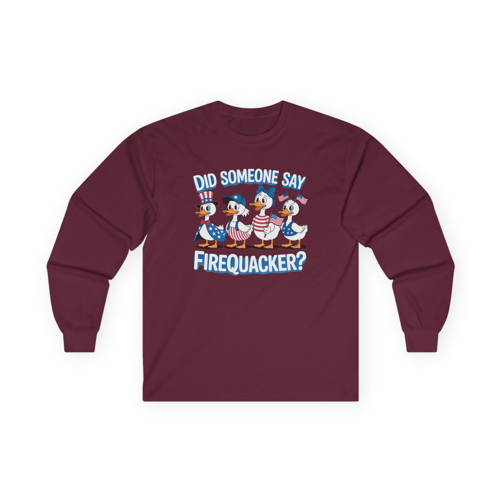 Firequackers Cotton Long Sleeve Tee