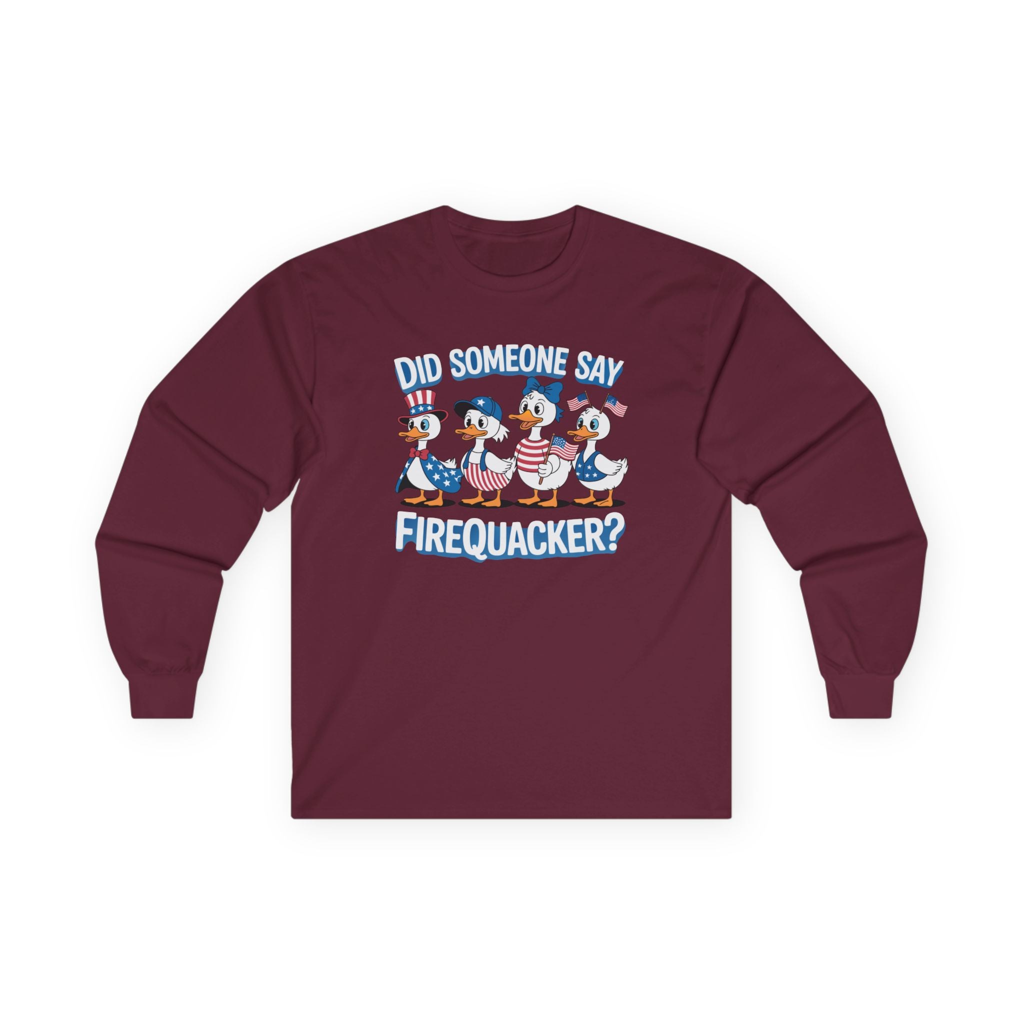 Firequackers Cotton Long Sleeve Tee
