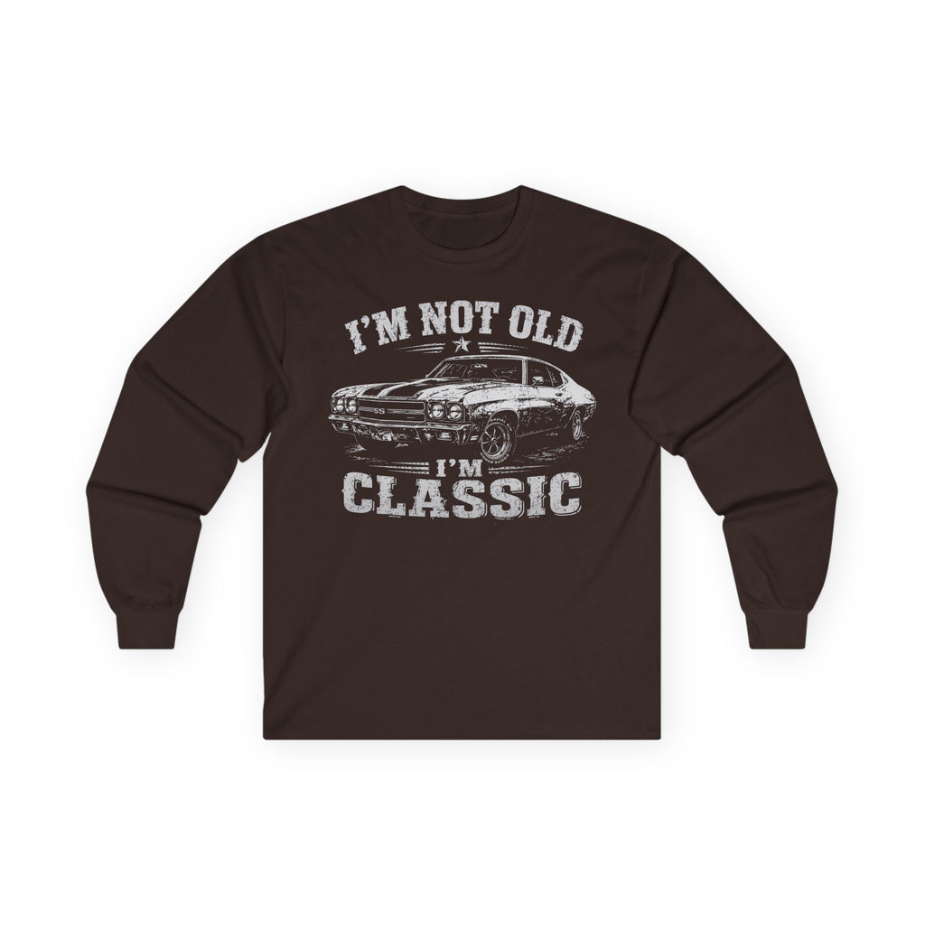 Not Old, Classic Cotton Long Sleeve Tee