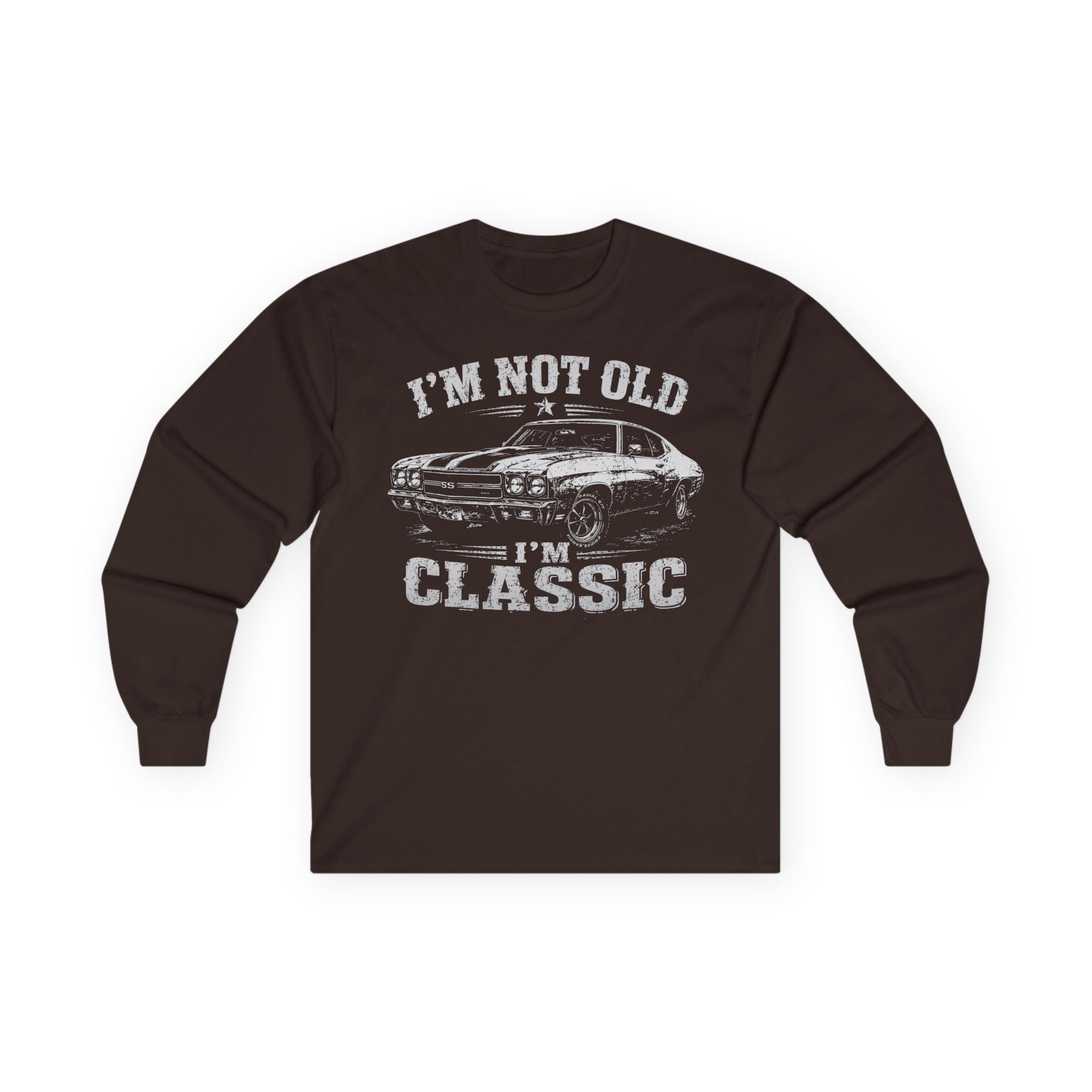 Not Old, Classic Cotton Long Sleeve Tee