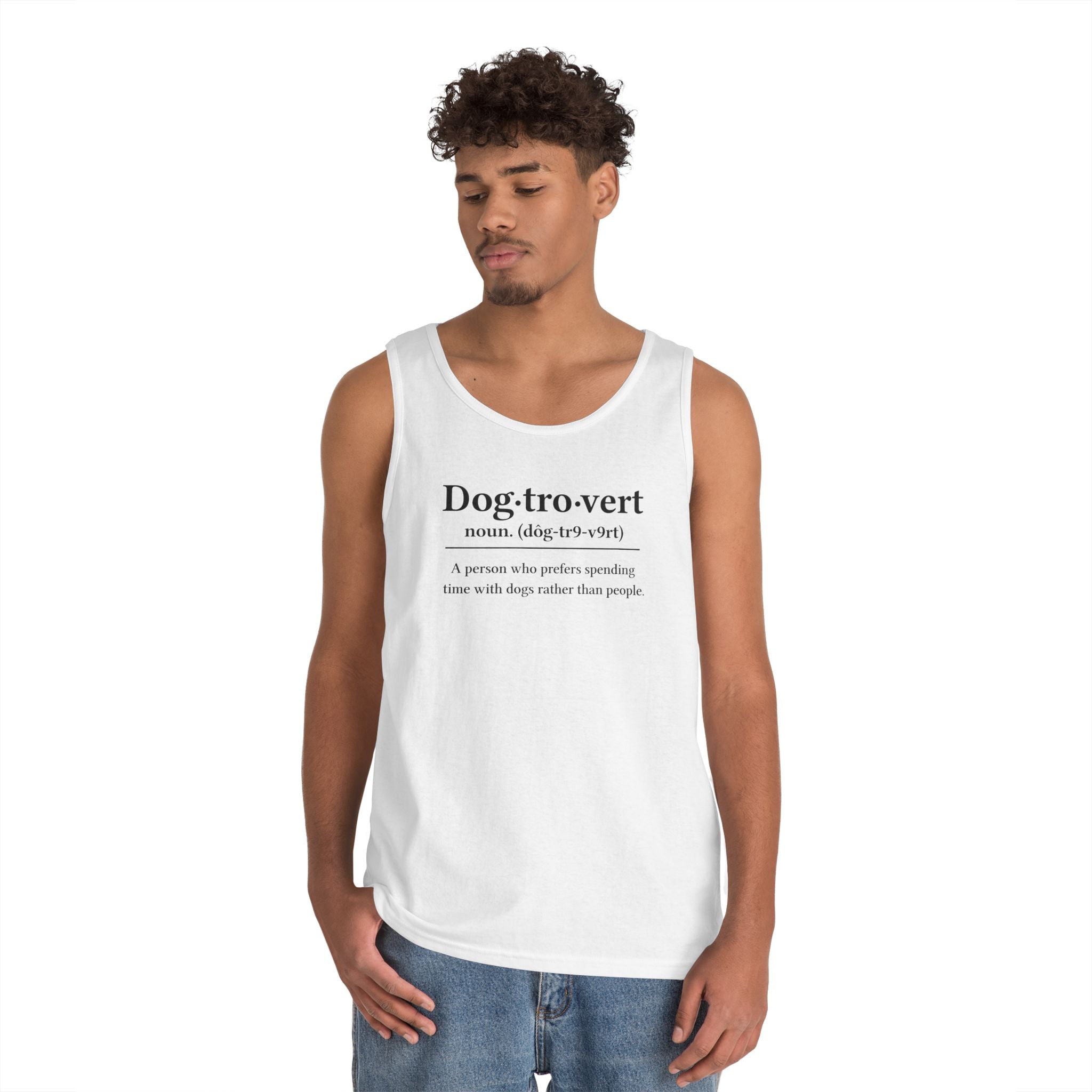 Dog-Tro-Vert Heavy Cotton Tank Top
