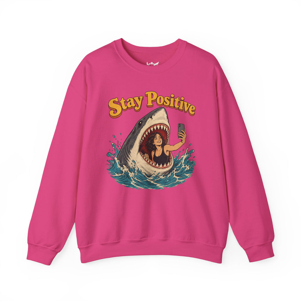 Stay Positive Heavy Blend™ Crewneck Sweatshirt