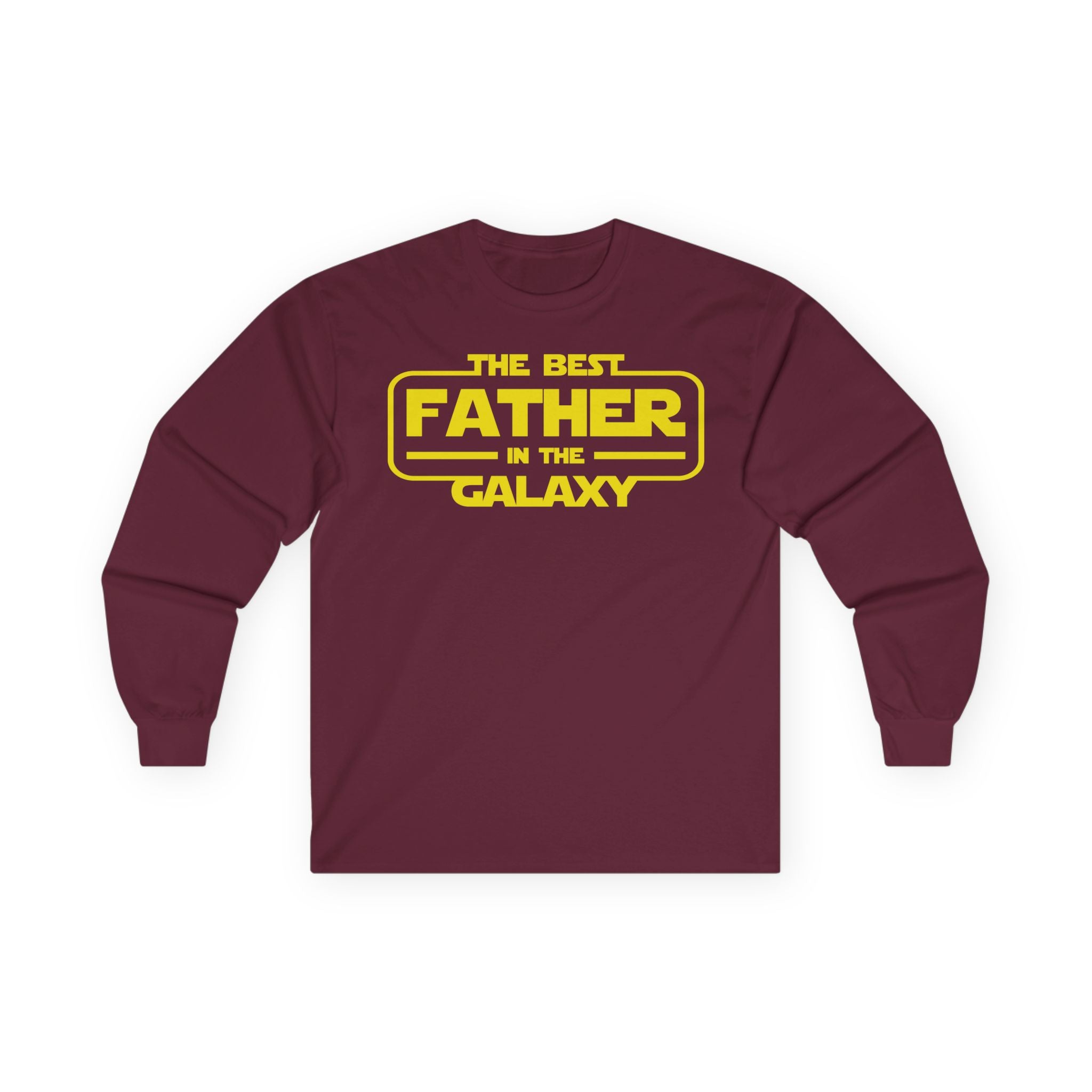 The Best Father In The Galaxy Cotton Long Sleeve Tee