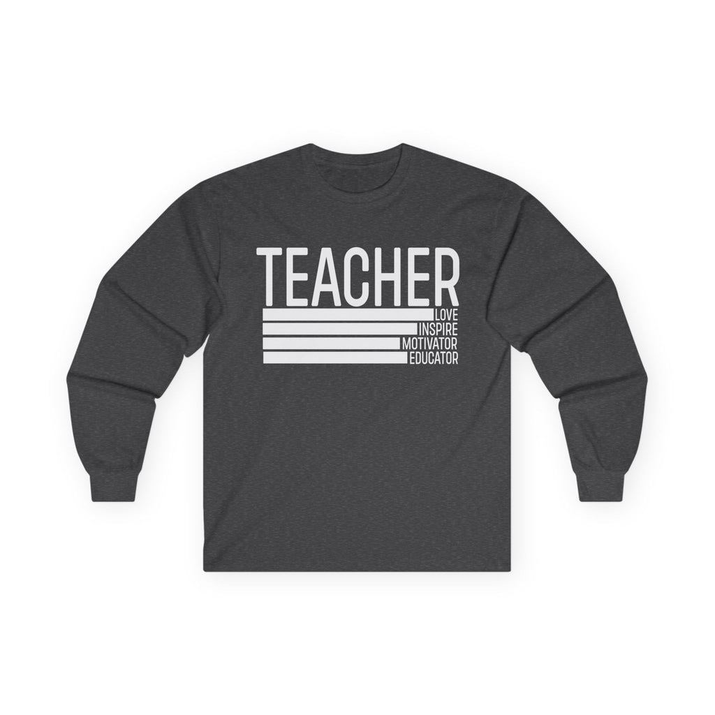 Teacher Cotton Long Sleeve Tee