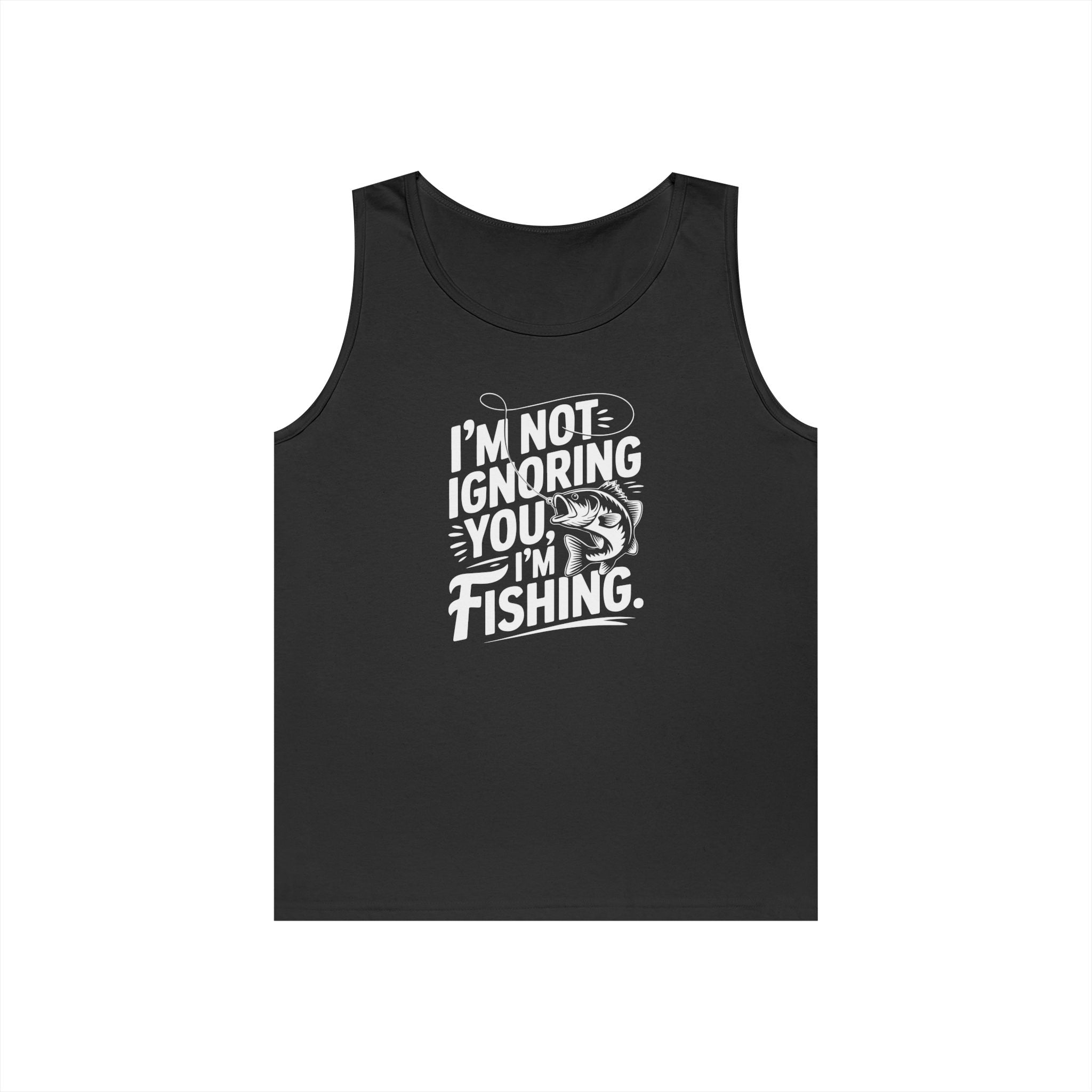 I'm Not Ignoring You Heavy Cotton Tank Top