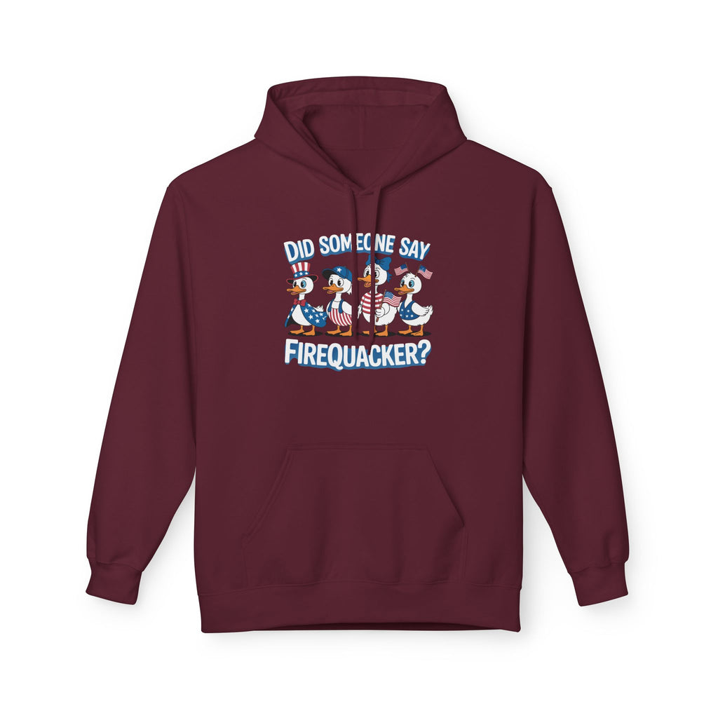 Firequackers Midweight Softstyle Fleece Hoodie
