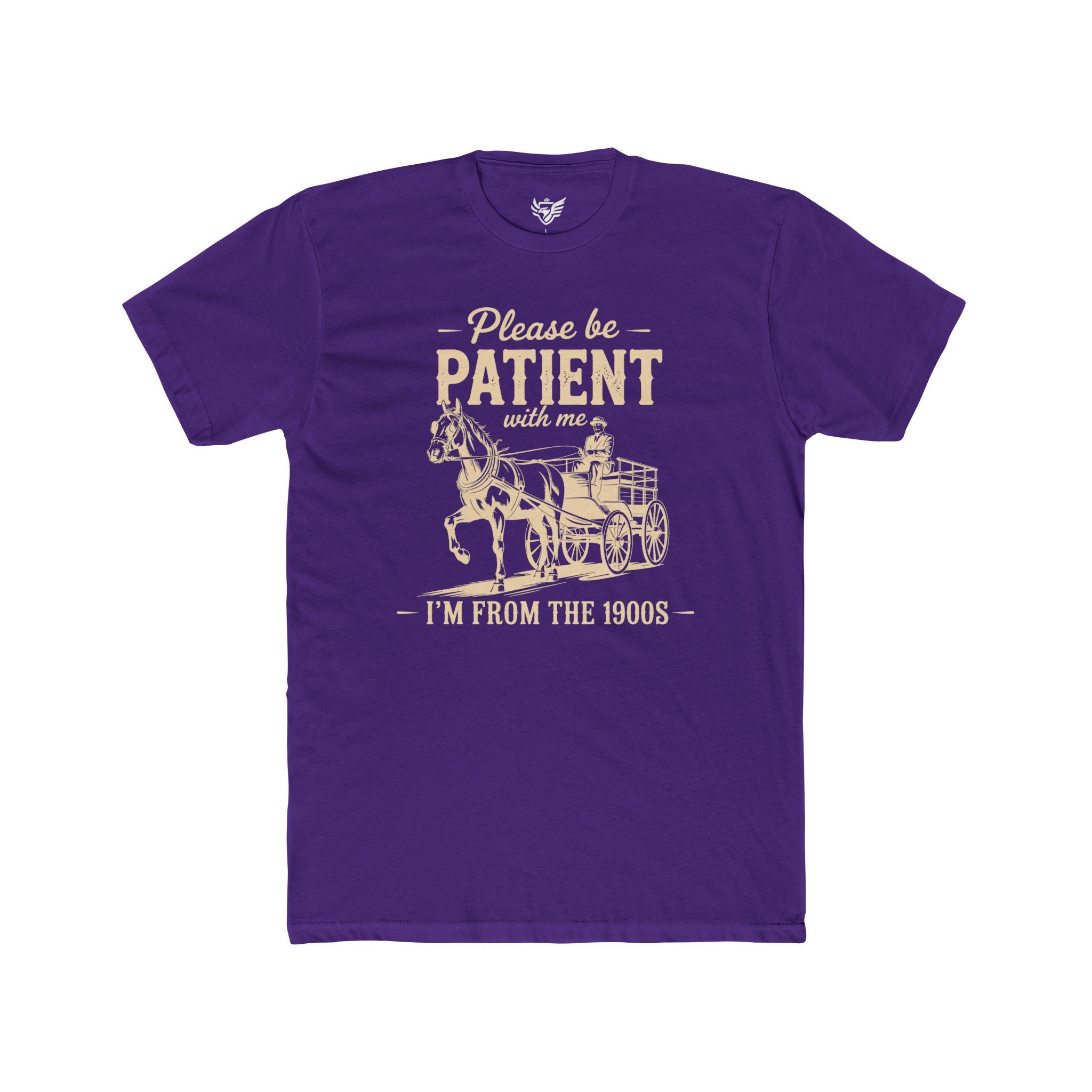 Please Be Patient With Me I'm From the 1900s Cotton Crew Tee