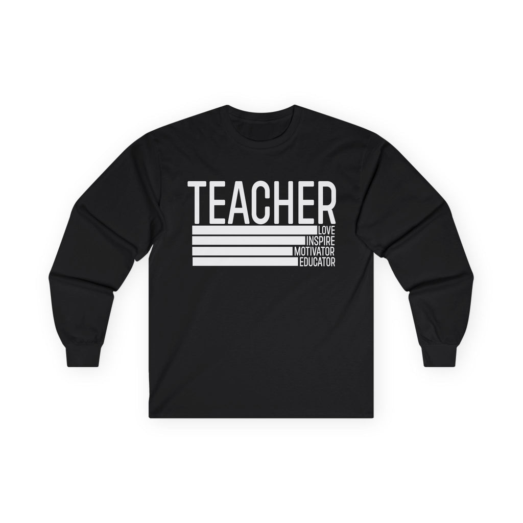 Teacher Cotton Long Sleeve Tee
