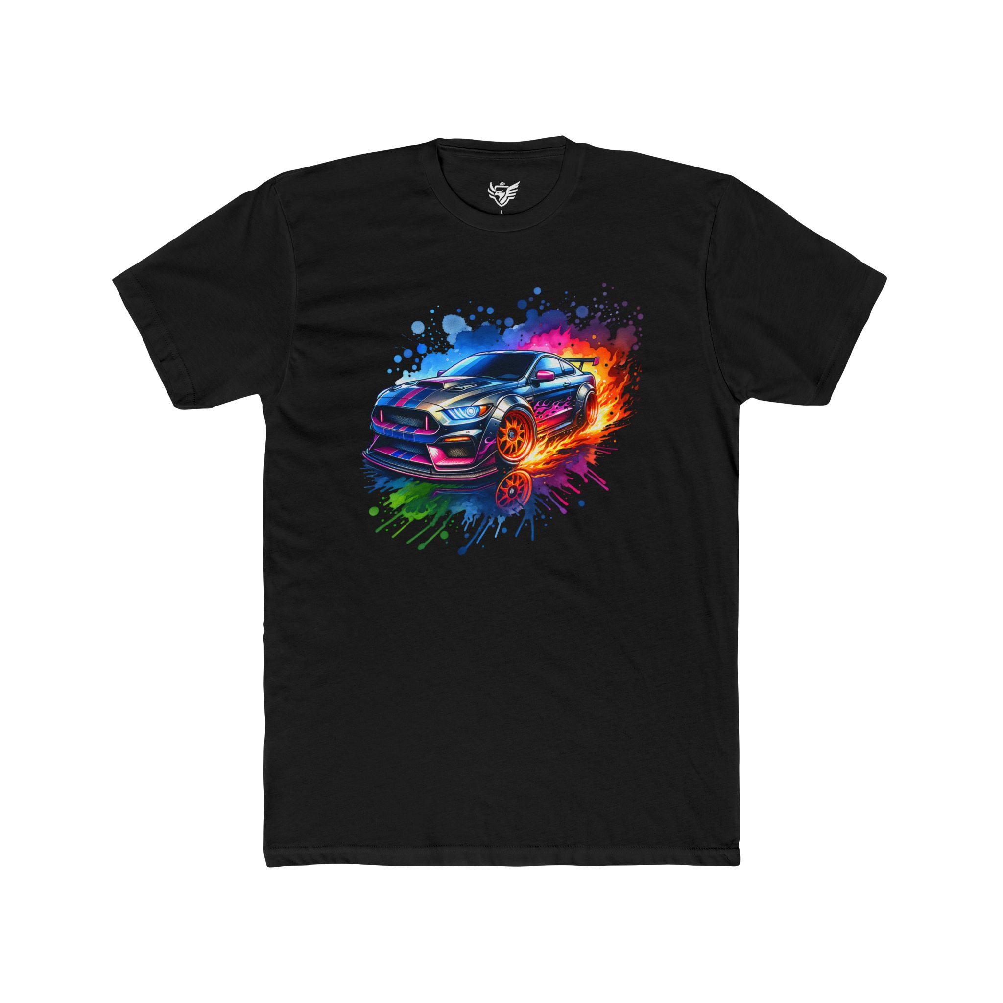 Colorblast Vroom Cotton Crew Tee