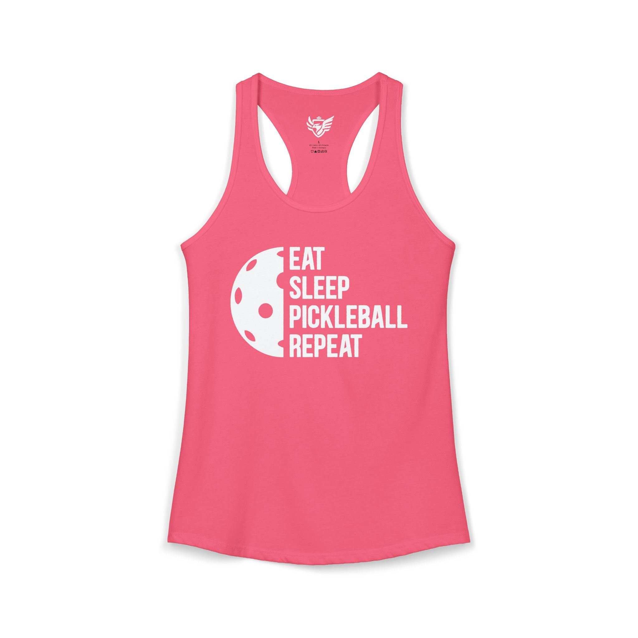 Eat Sleep Pickleball Ideal Racerback Tank