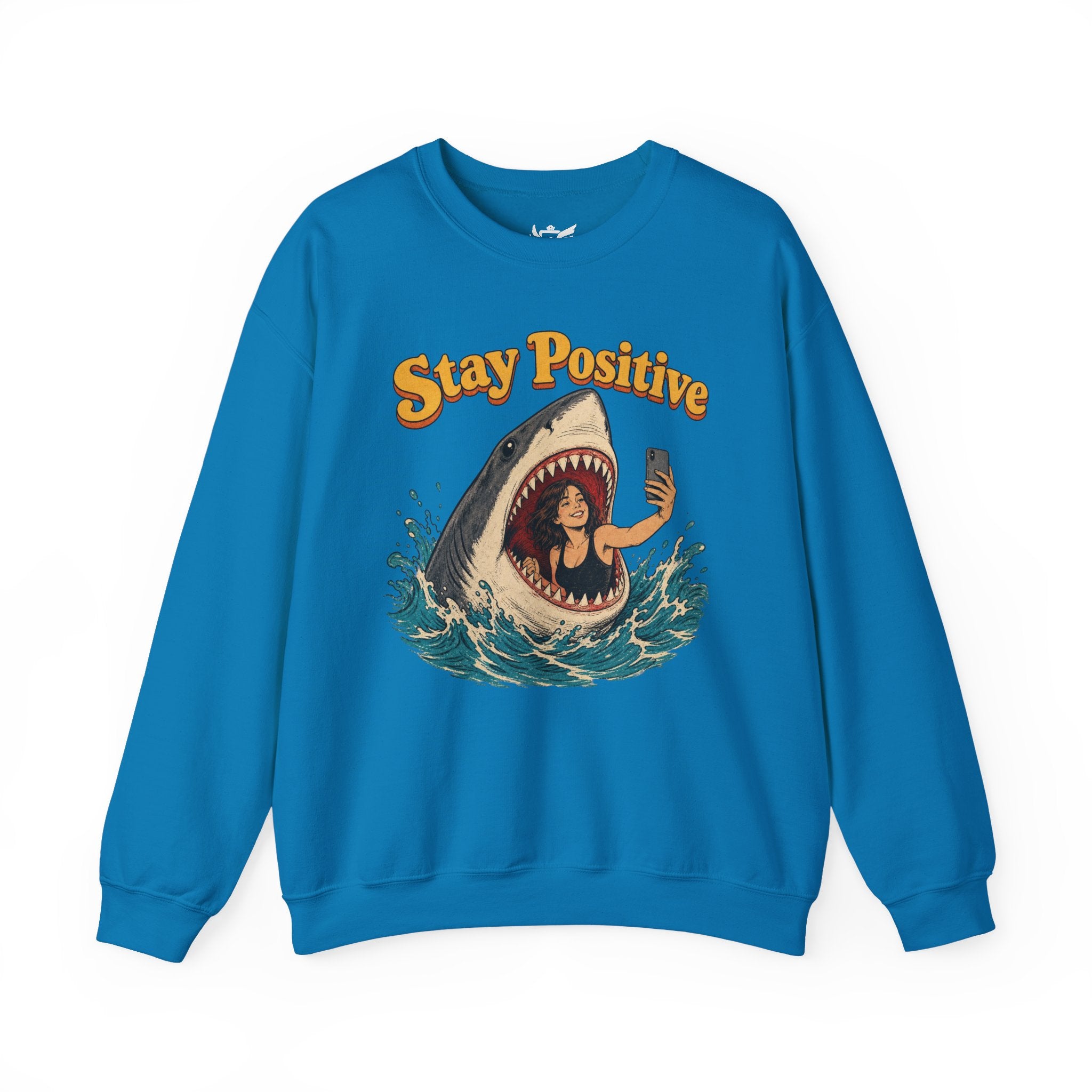 Stay Positive Heavy Blend™ Crewneck Sweatshirt