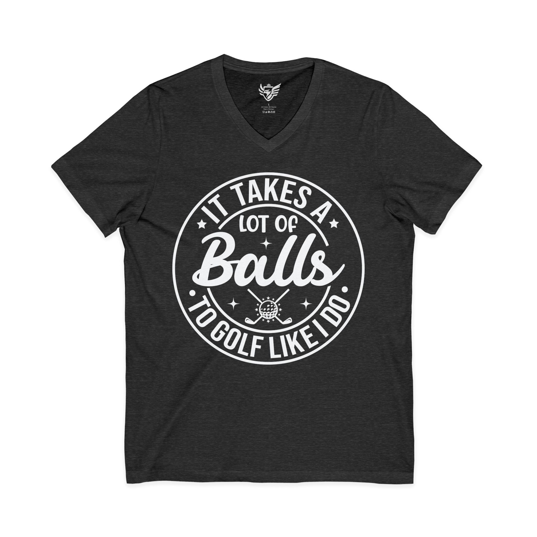 Golf Like I Do Jersey Short Sleeve V-Neck Tee