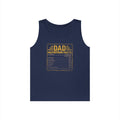 Dad Nutrition Facts Heavy Cotton Tank Top