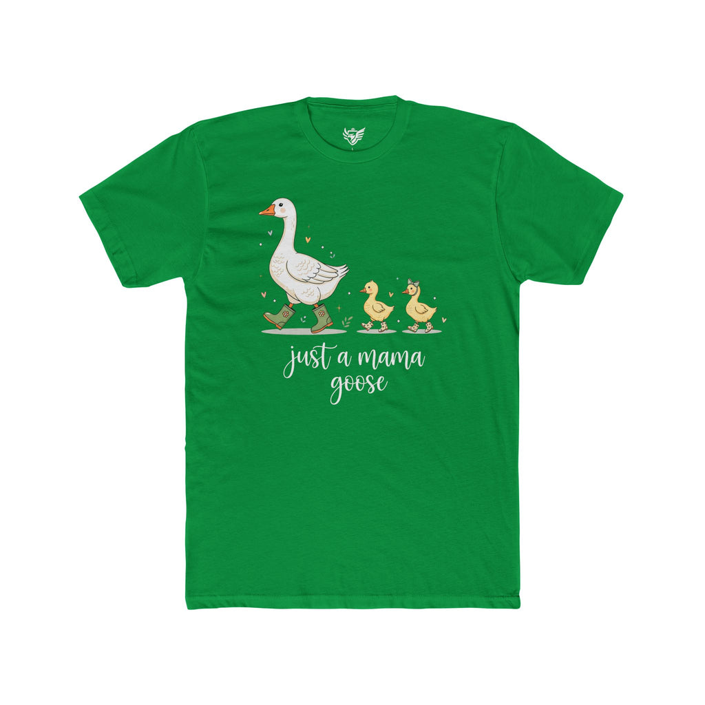 Just A Momma Goose Cotton Crew Tee